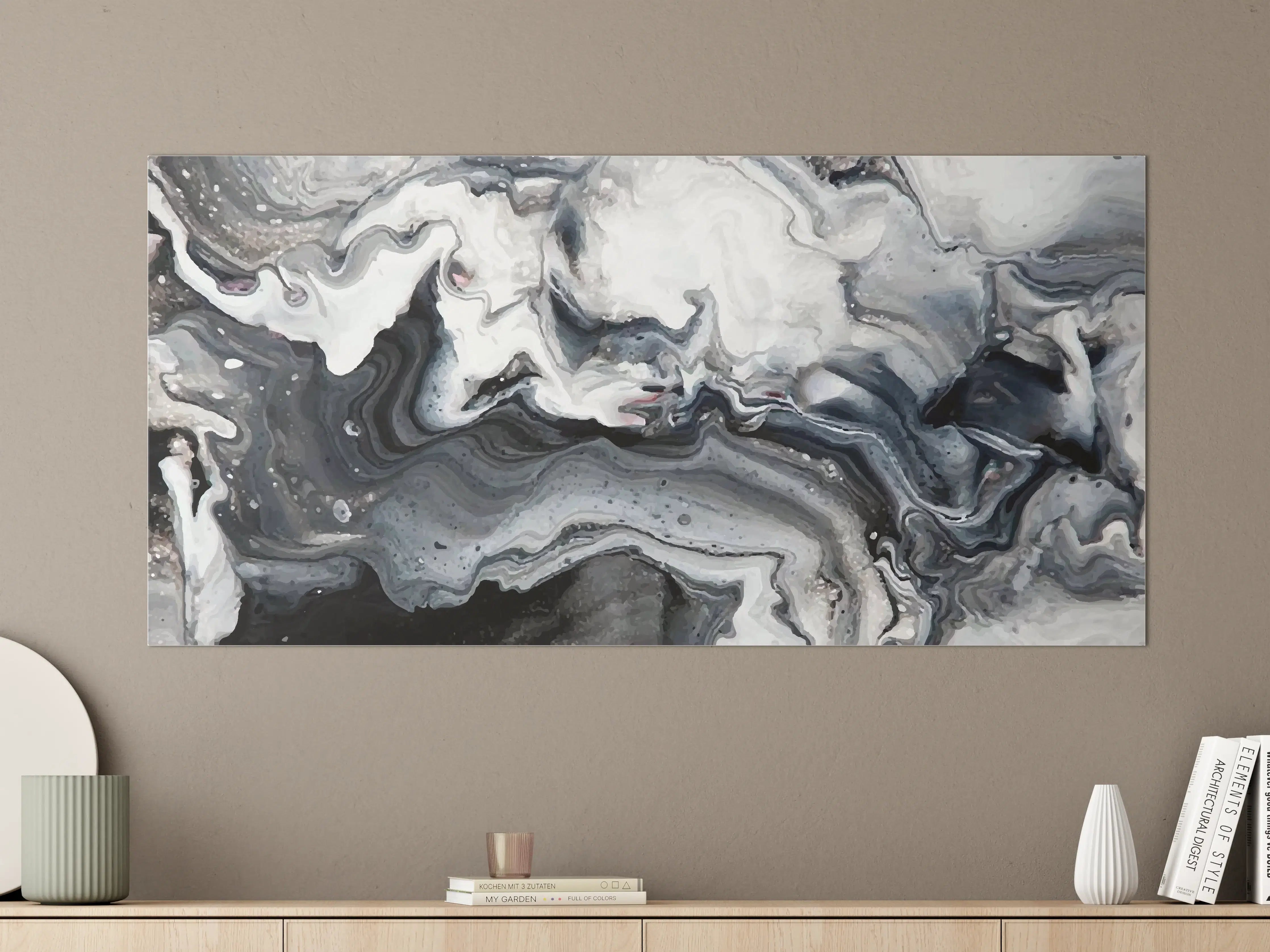 Große Wandbilder - Abstrakter Marmor