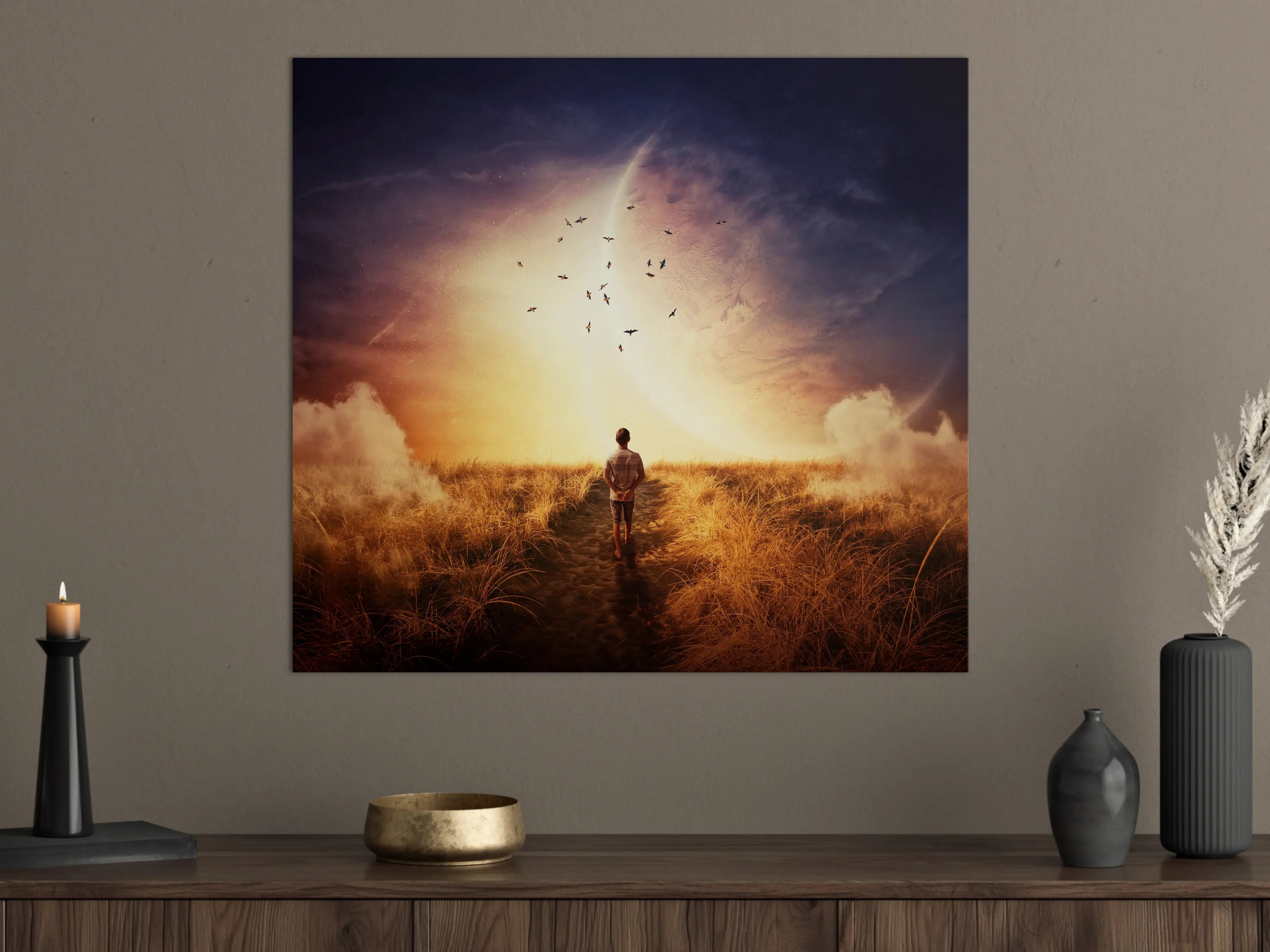 Große Wandbilder - Abstrakter kosmischer Ausblick