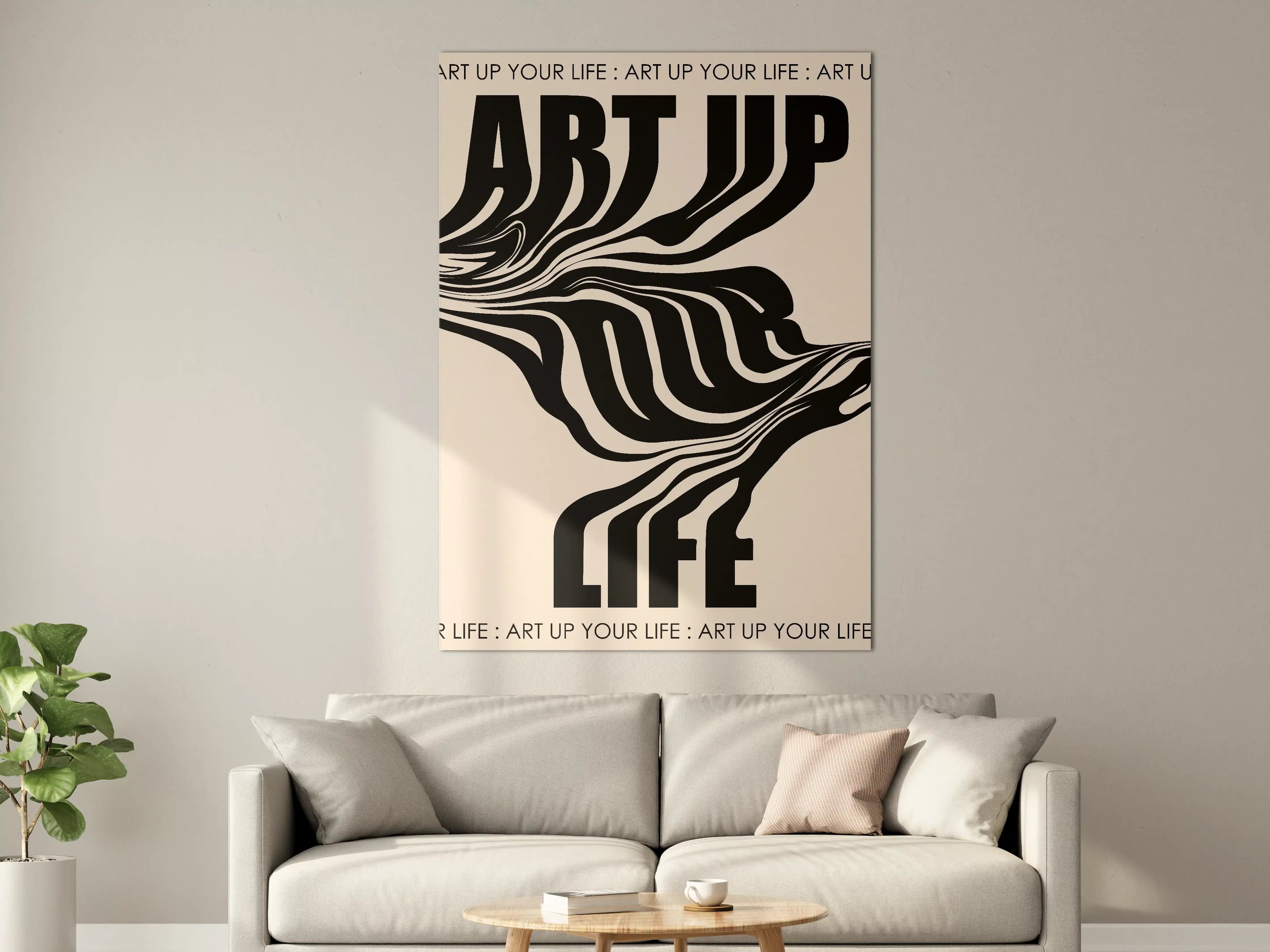 Große Wandbilder - Abstraktes Art Up Your Life Motiv