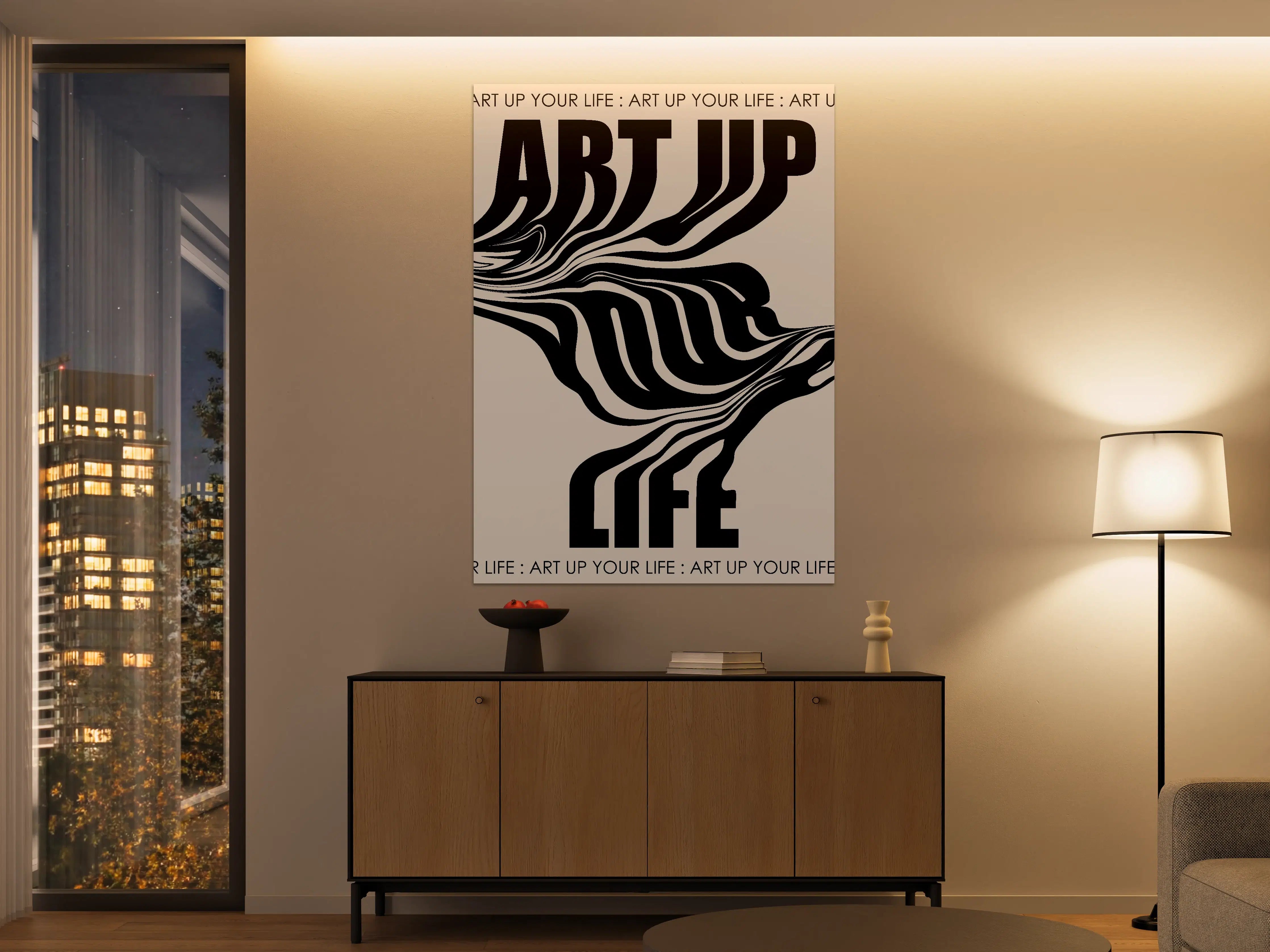 Große Wandbilder - Abstraktes Art Up Your Life Motiv