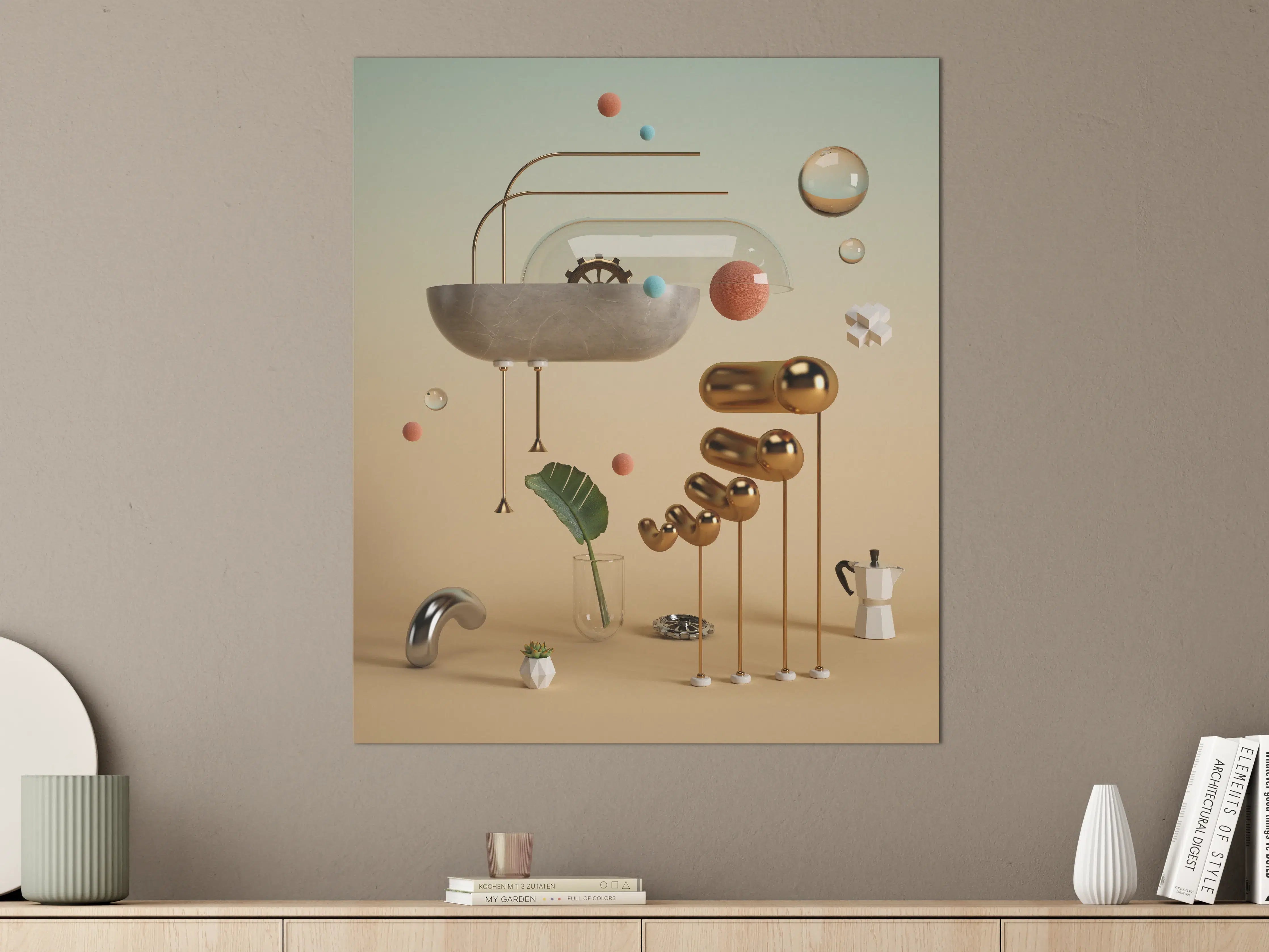 Große Wandbilder - Abstraktes Design - Surrealismus
