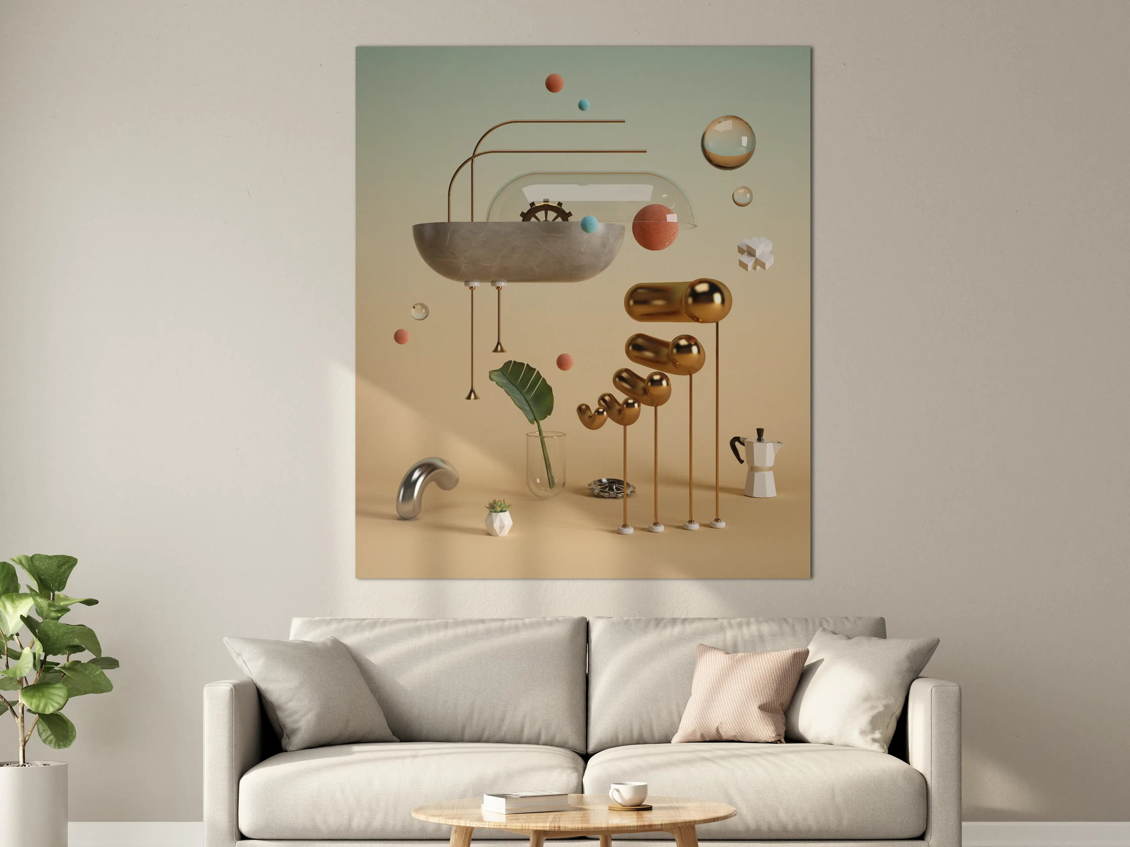 Große Wandbilder - Abstraktes Design - Surrealismus