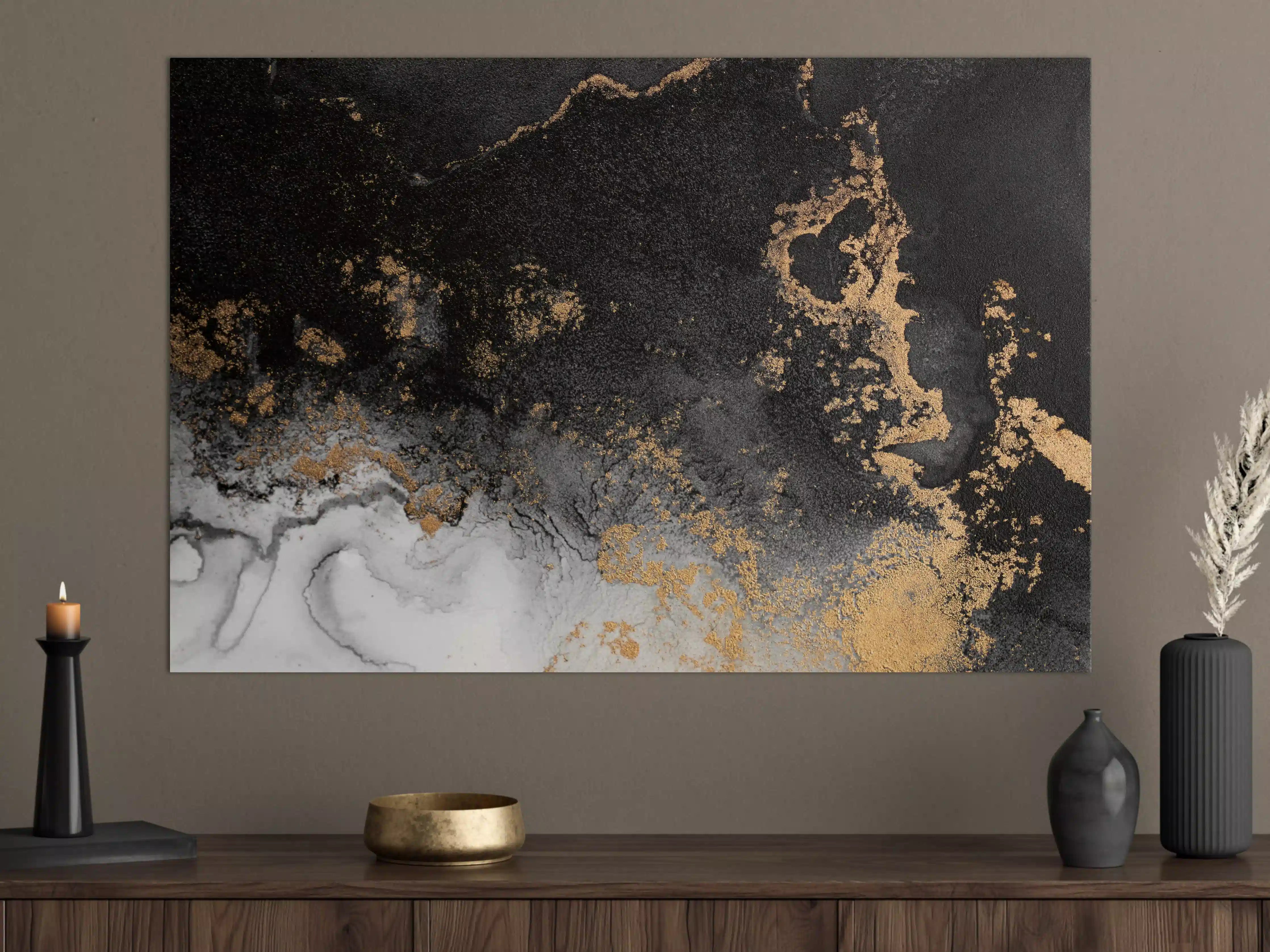 Große Wandbilder - Abstraktes Marmor Design - Flüssigkunst