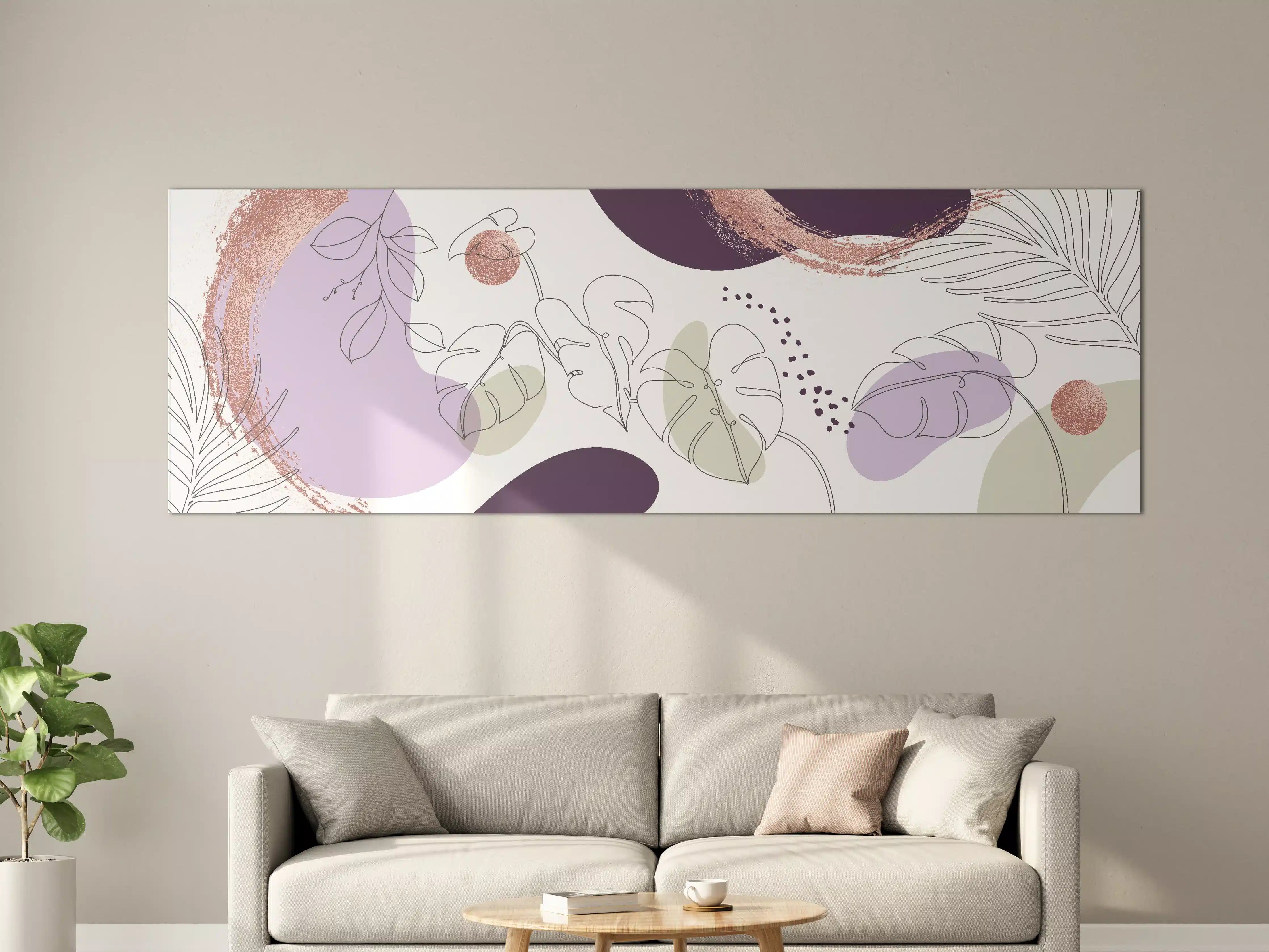 Große Wandbilder - Abstraktes Pastellfarben-Design
