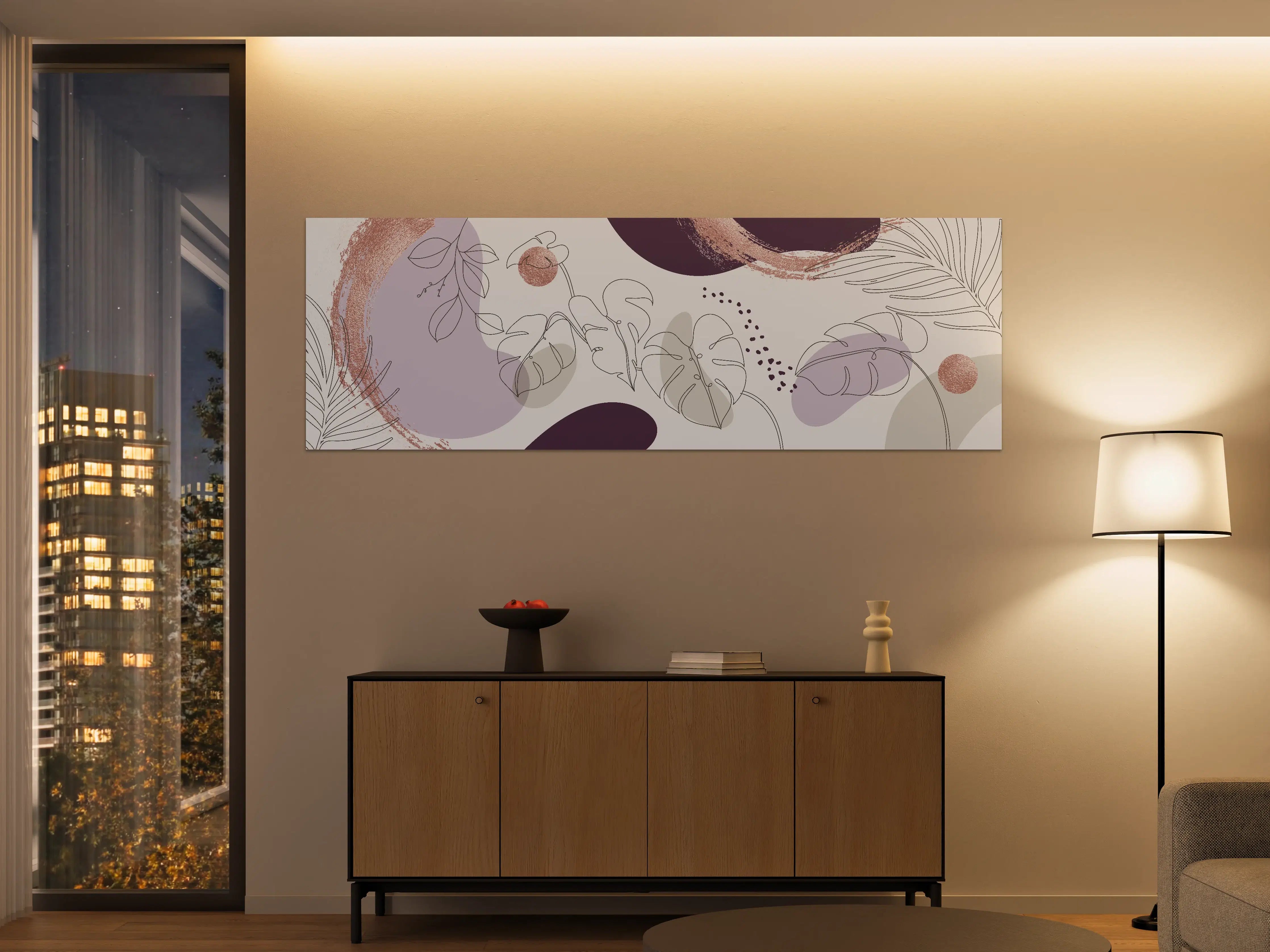 Große Wandbilder - Abstraktes Pastellfarben-Design
