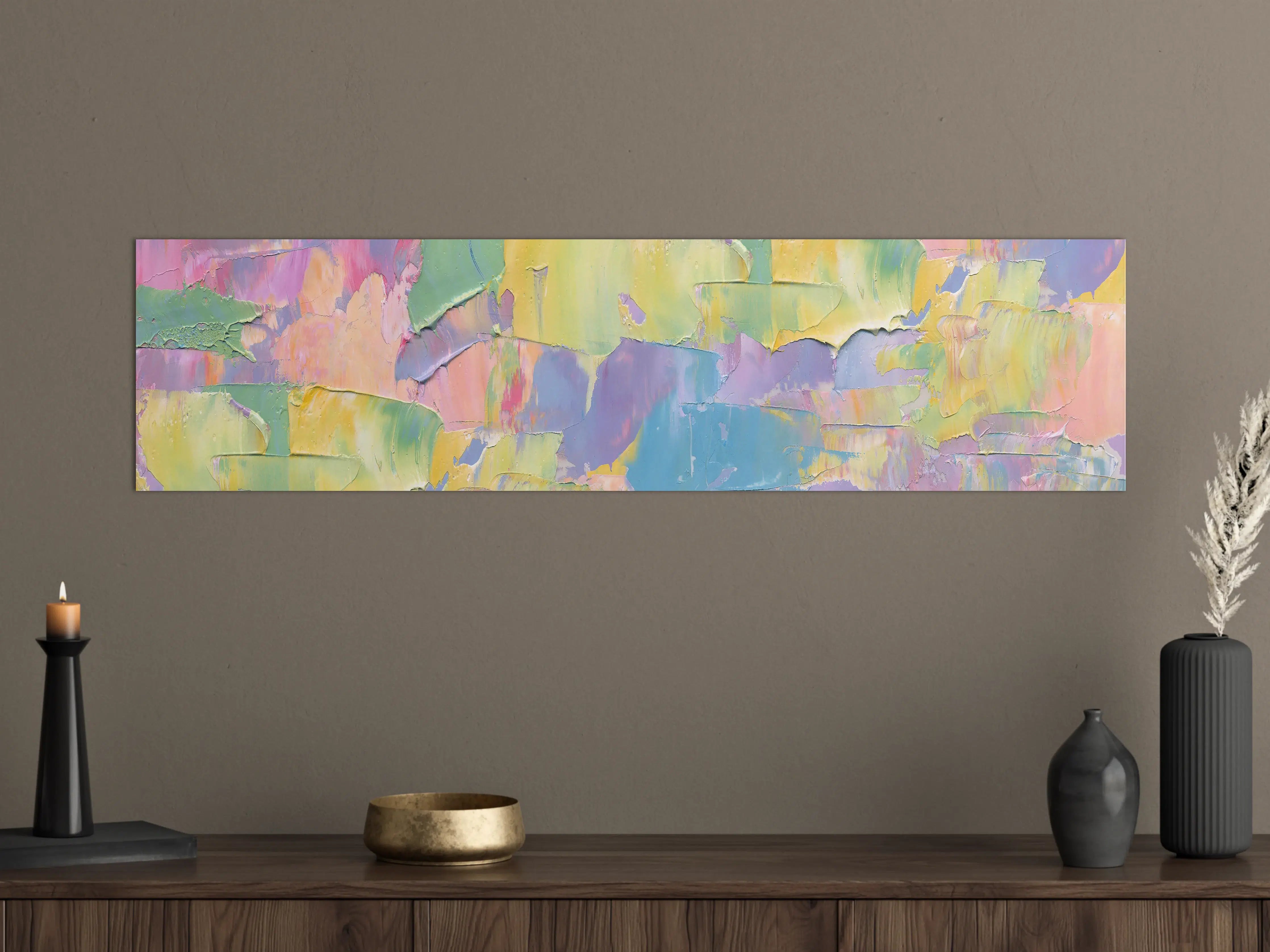 Große Wandbilder - Acryl Kunstwerk - bunt