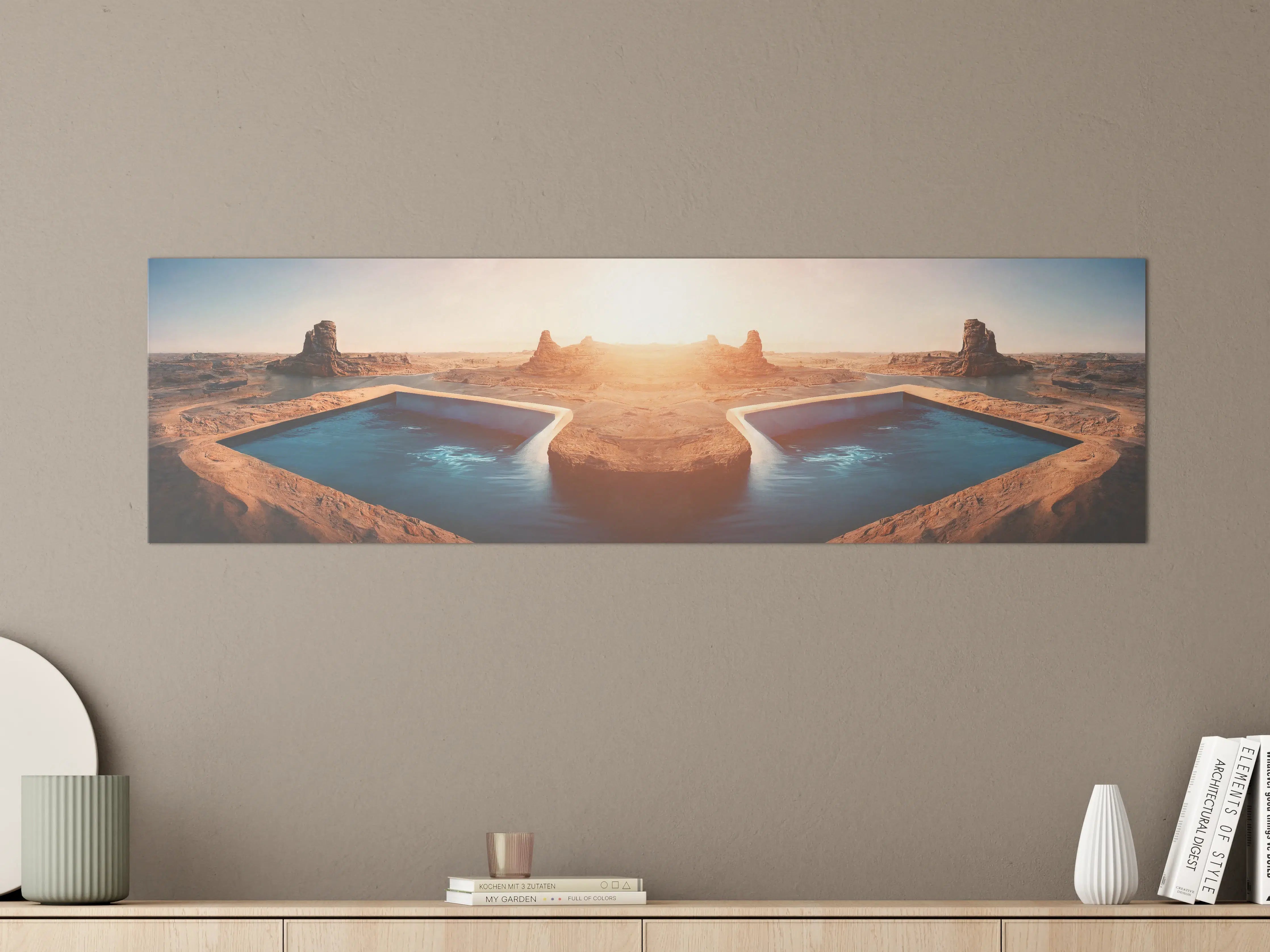 Große Wandbilder - Afrikanische Wüste - Abendlich