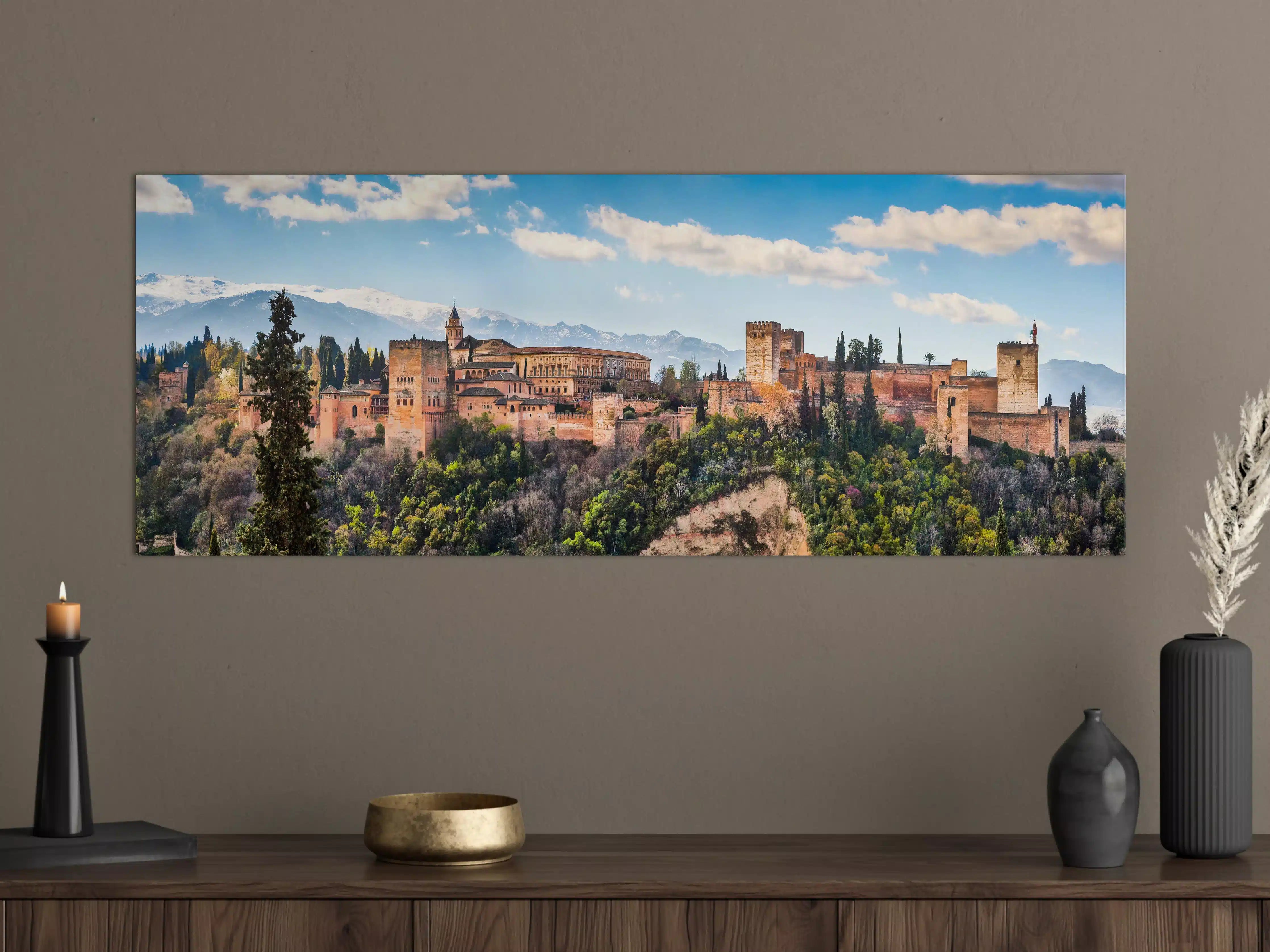 Große Wandbilder - Alhambra in Granada bei Sonnenschein