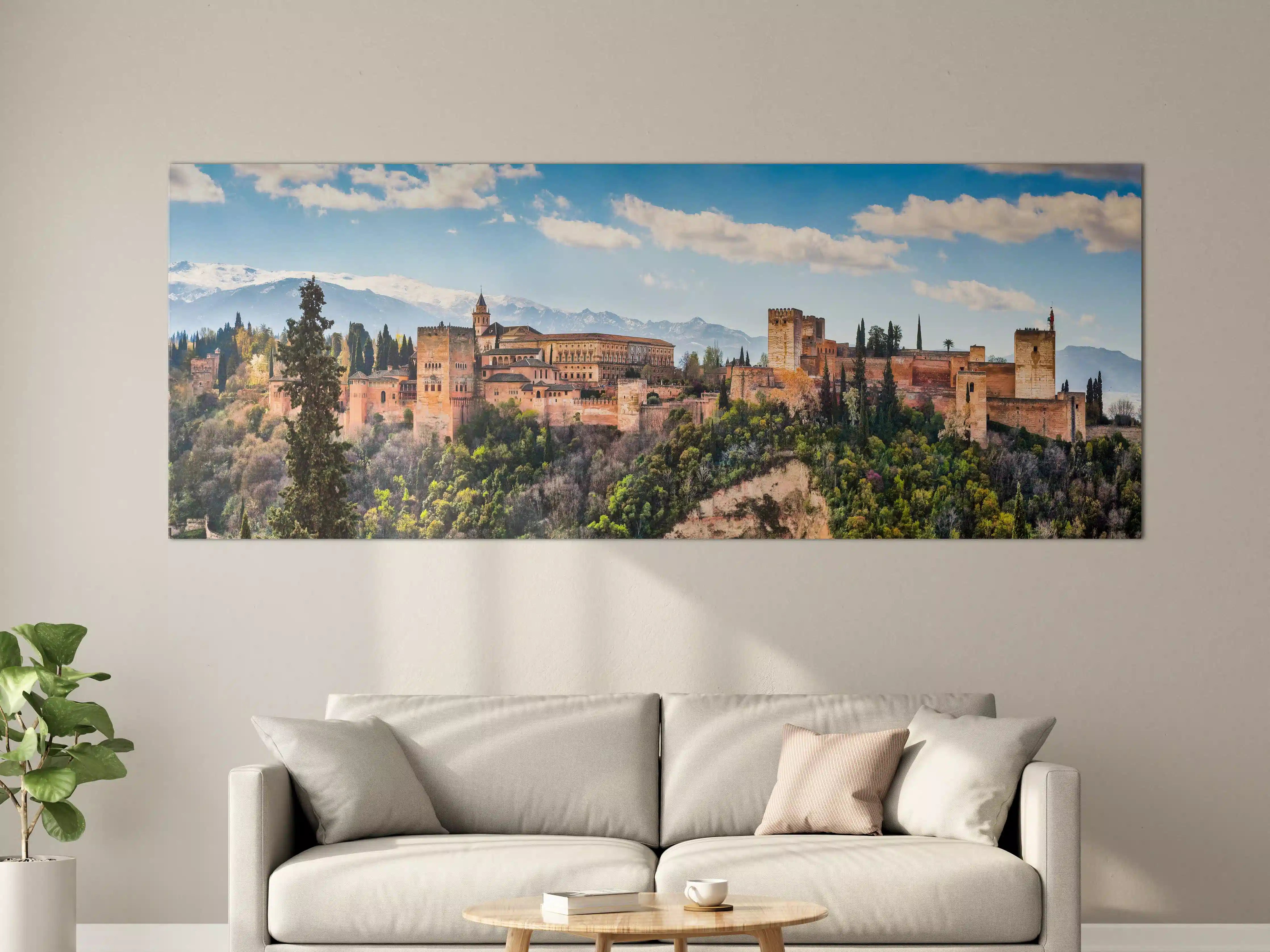 Große Wandbilder - Alhambra in Granada bei Sonnenschein