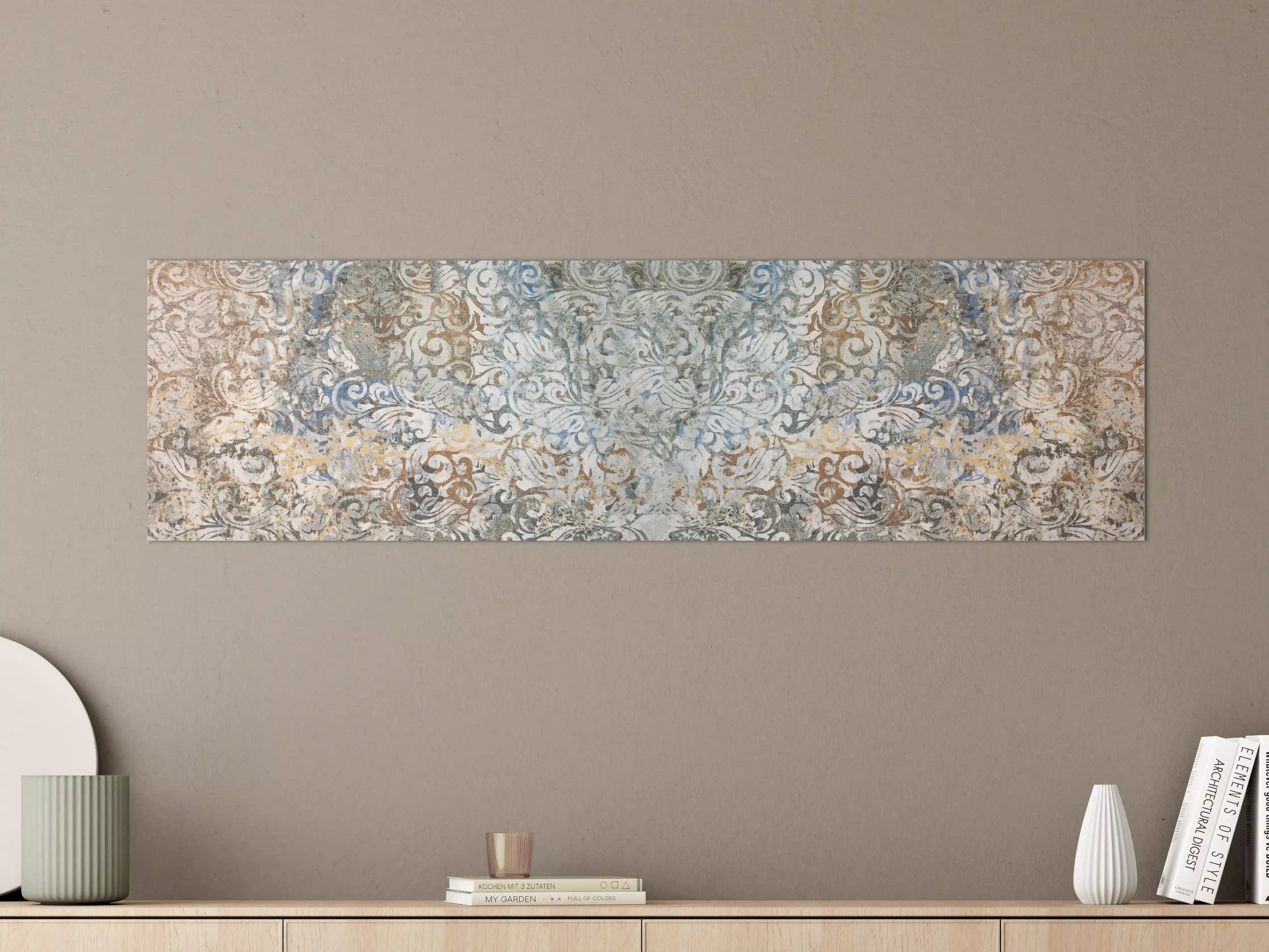 Große Wandbilder - Alte Abstrakte Vintage Shabby Retro Stein Mosaik