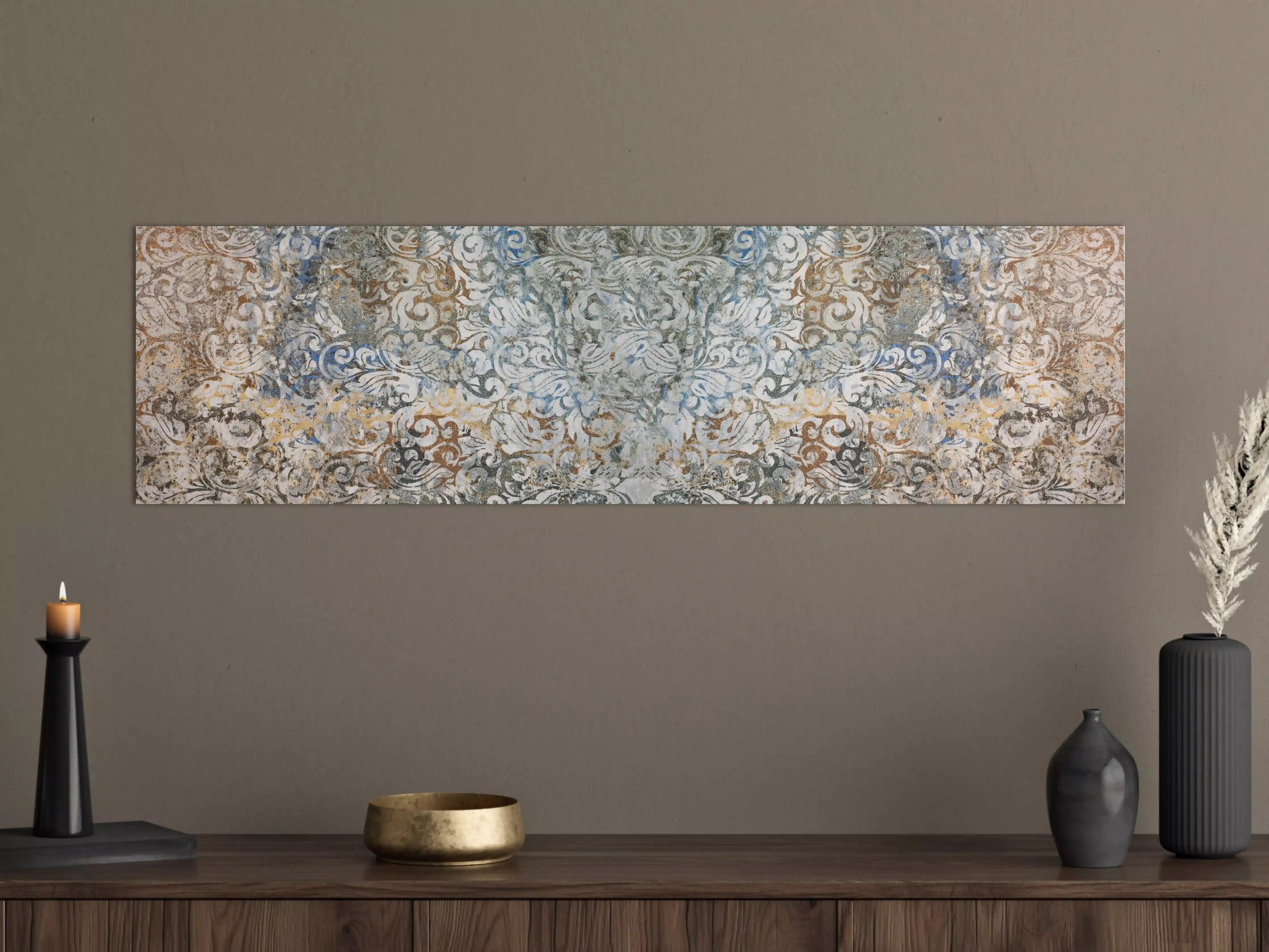 Große Wandbilder - Alte Abstrakte Vintage Shabby Retro Stein Mosaik