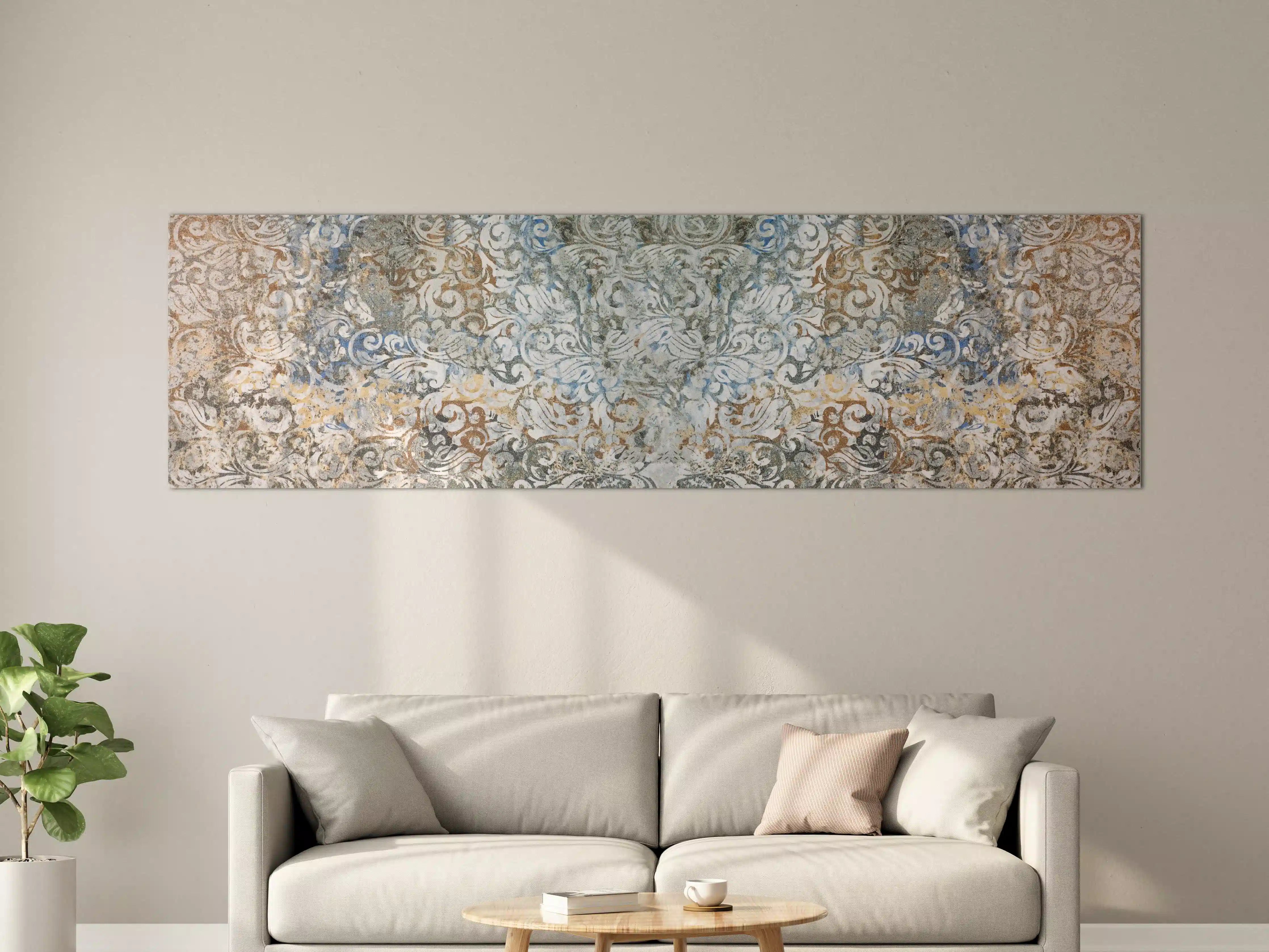 Große Wandbilder - Alte Abstrakte Vintage Shabby Retro Stein Mosaik
