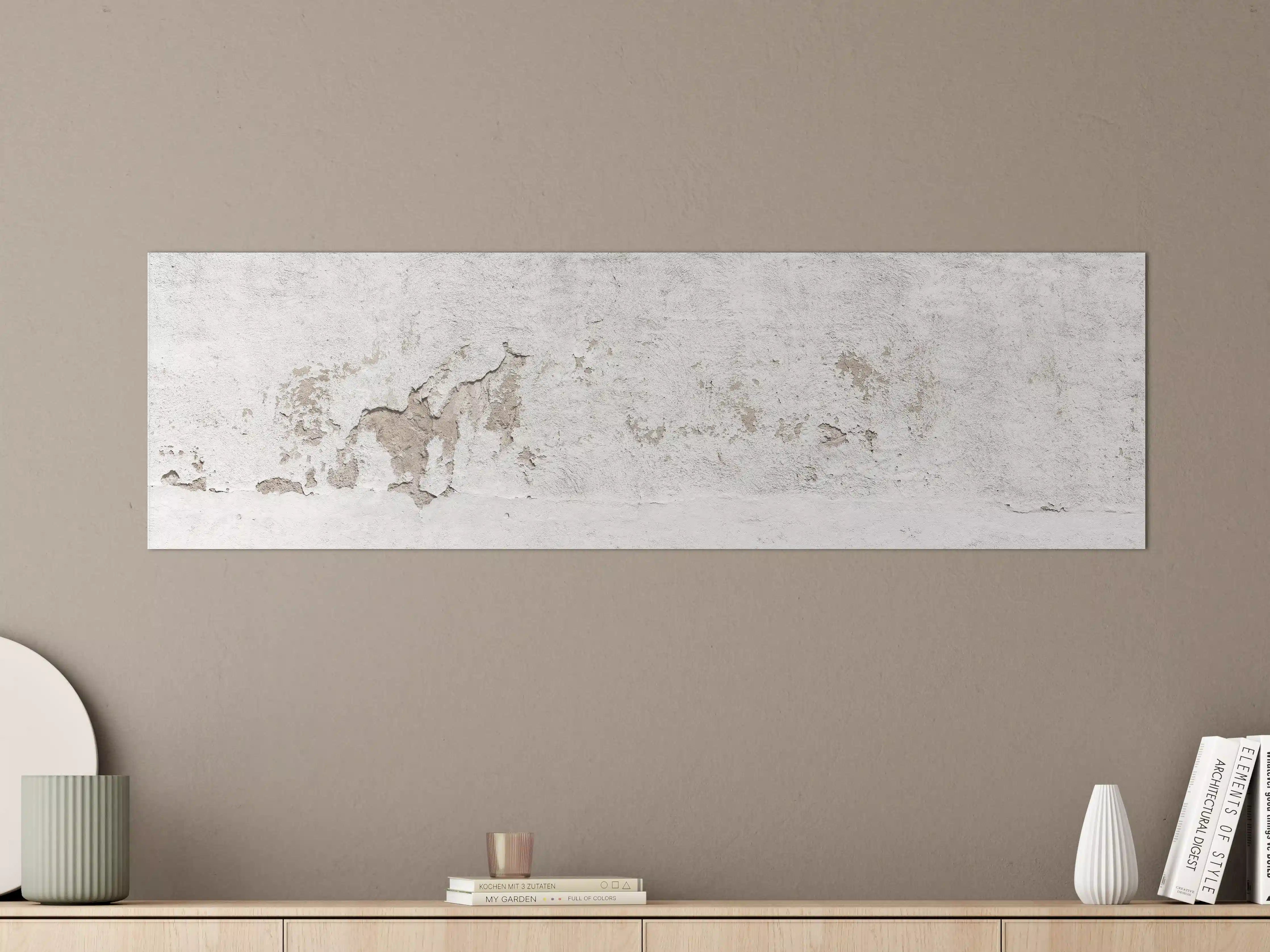 Große Wandbilder - Alte Mauer mit abblätterndem Putz