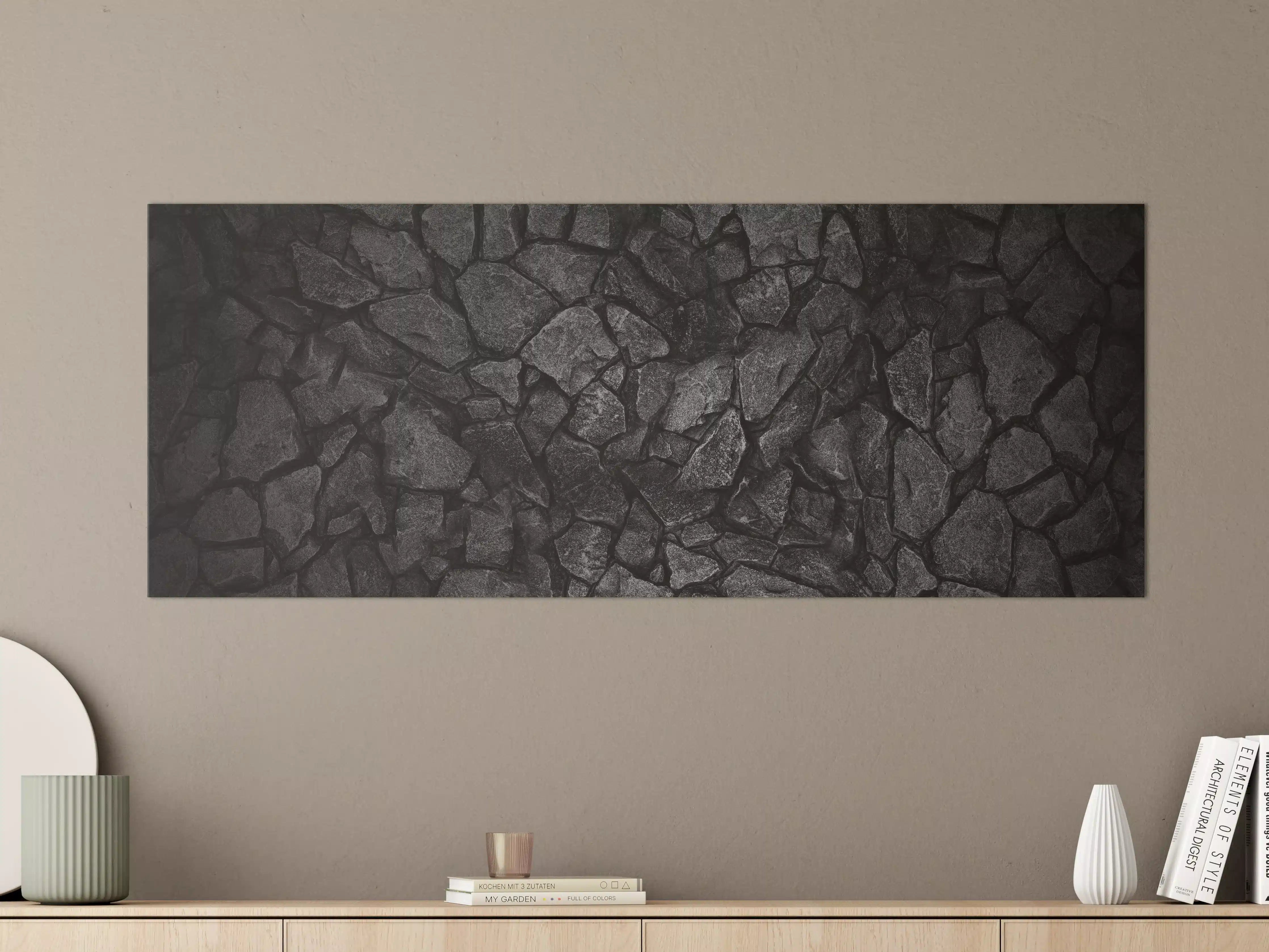 Große Wandbilder - Alte Steinmauer - Hintergrund