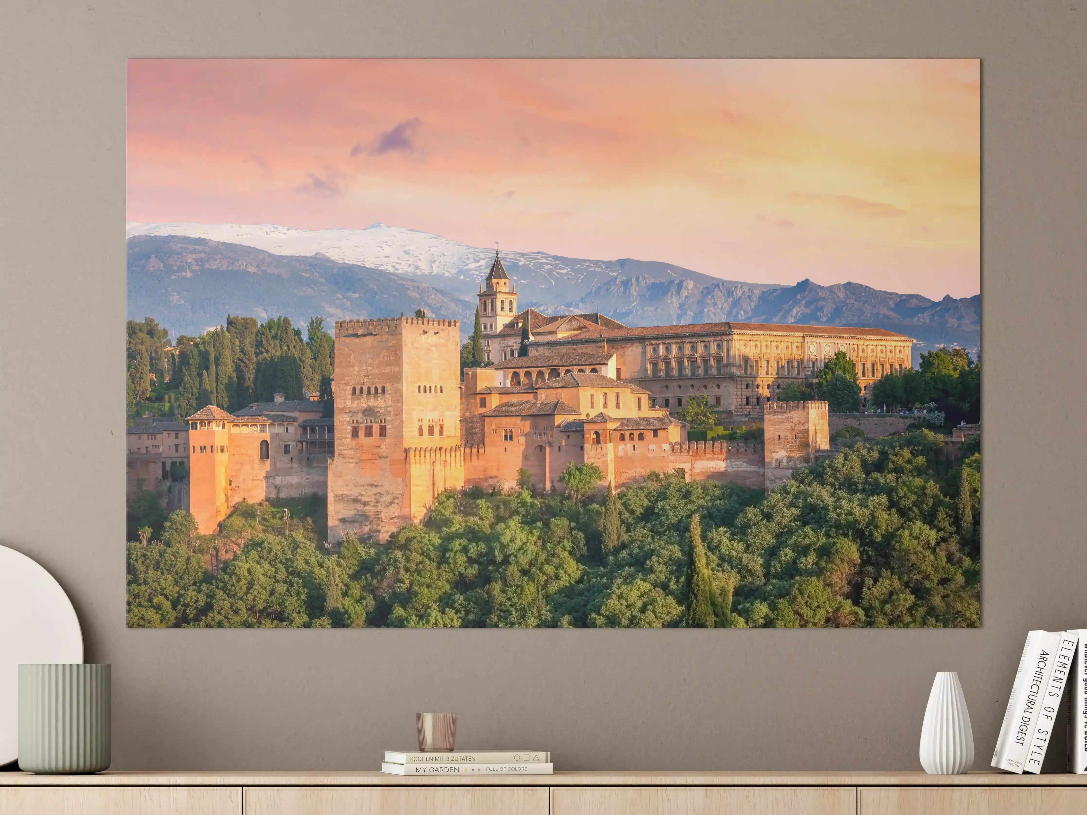 Große Wandbilder - Alte arabische Festung - Alhambra