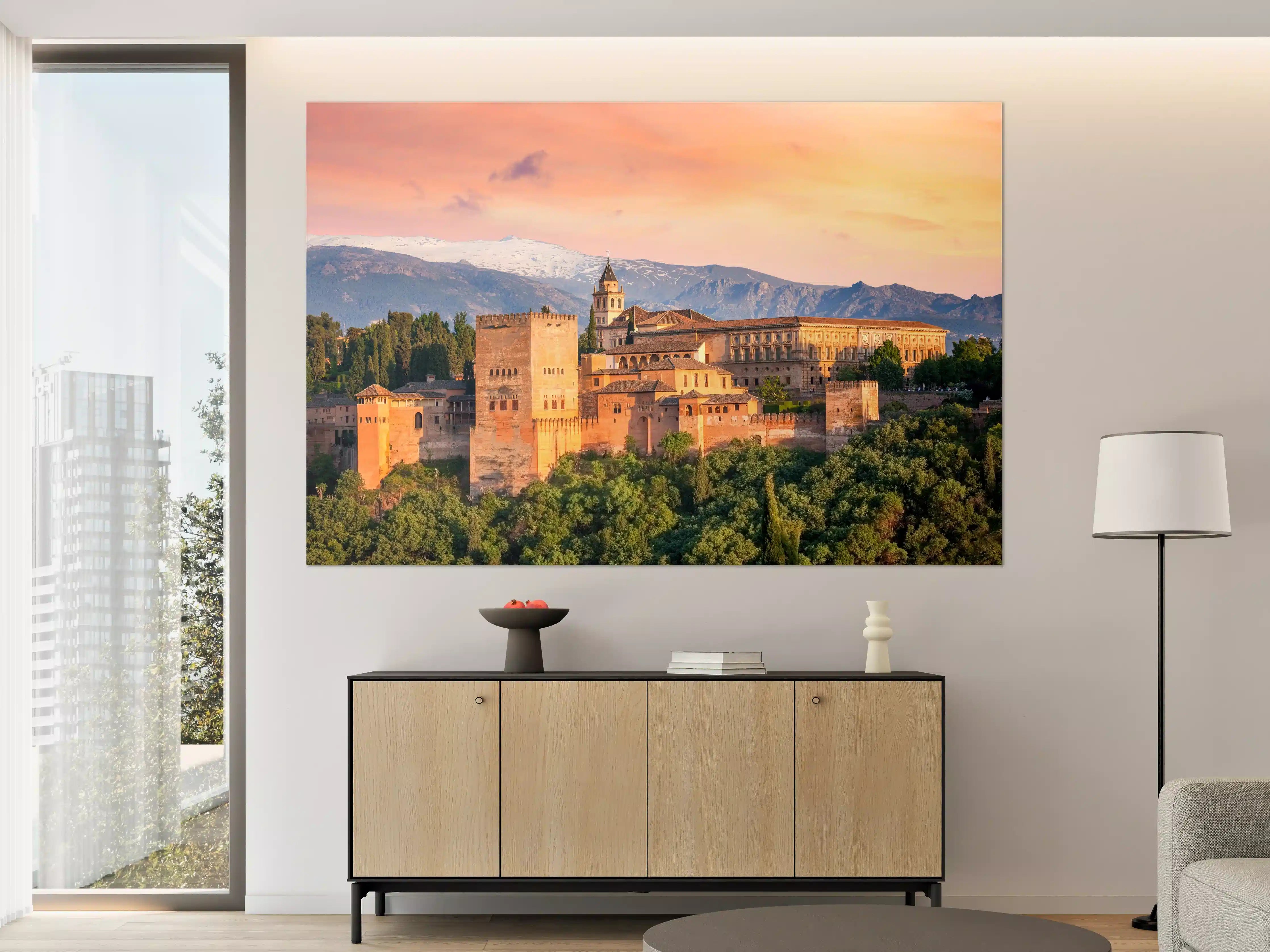 Große Wandbilder - Alte arabische Festung - Alhambra