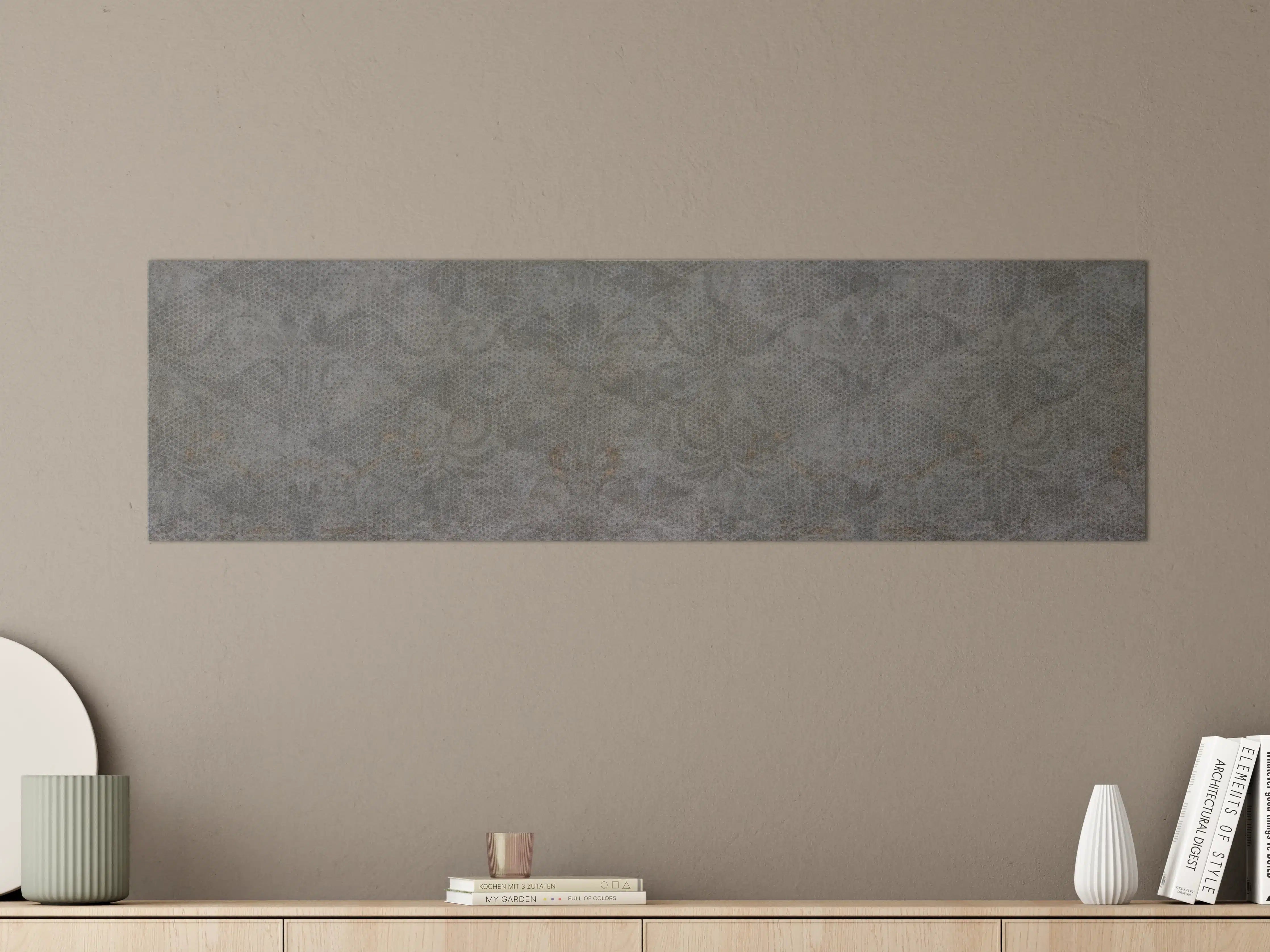 Große Wandbilder - Alte braunbefleckte Tapete