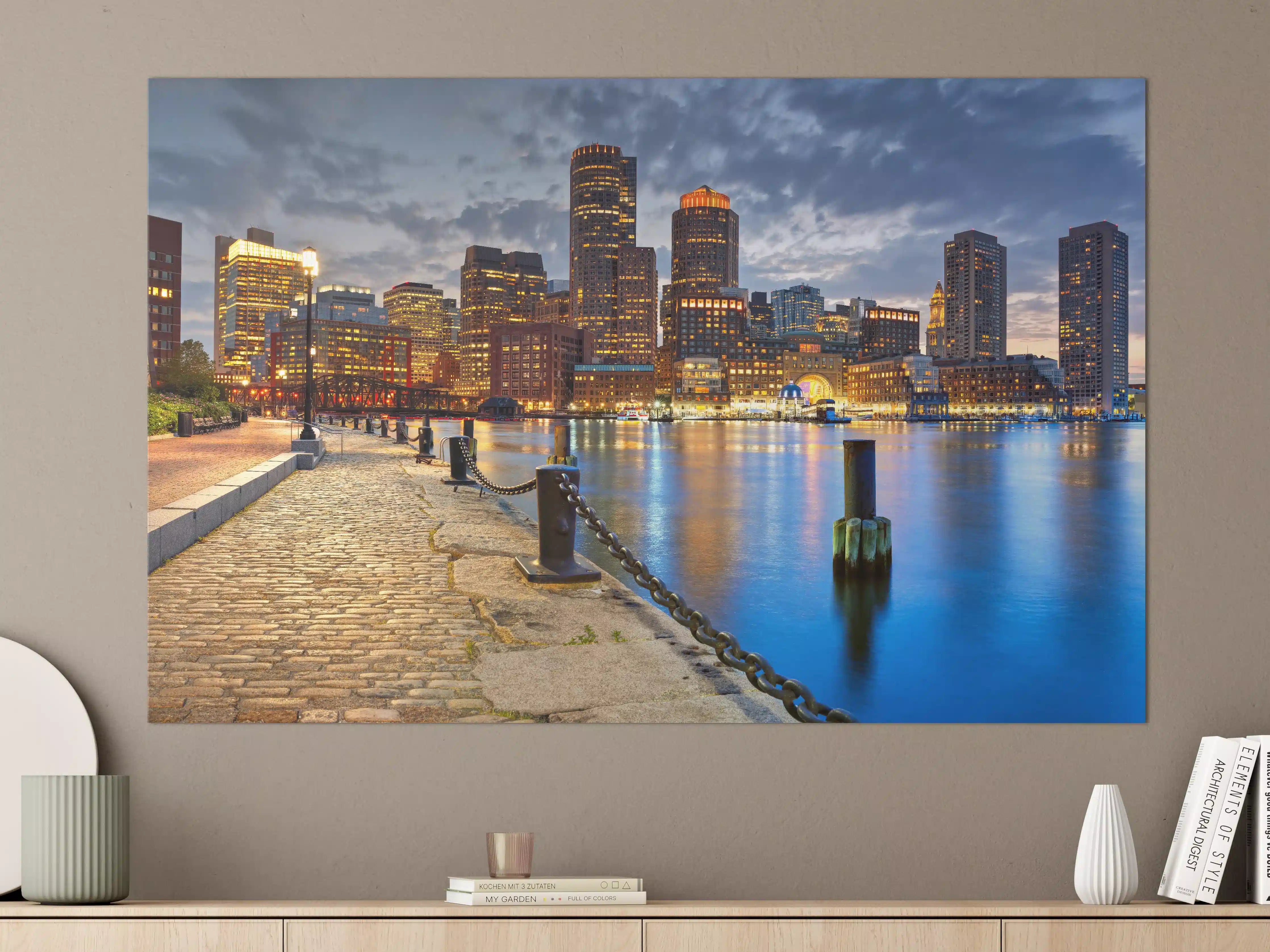 Große Wandbilder - Alte kaputte Betonmauer