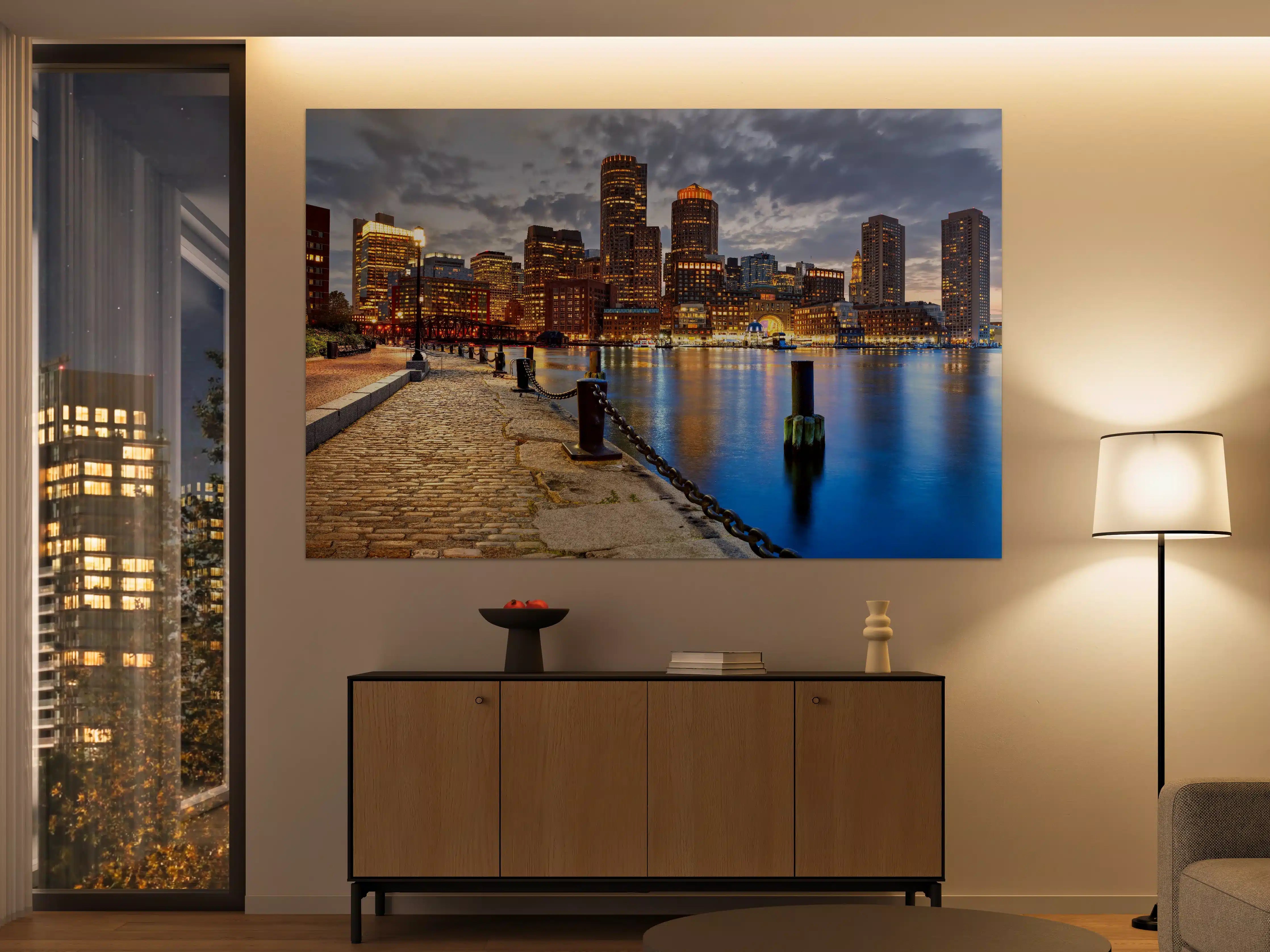 Große Wandbilder - Alte kaputte Betonmauer