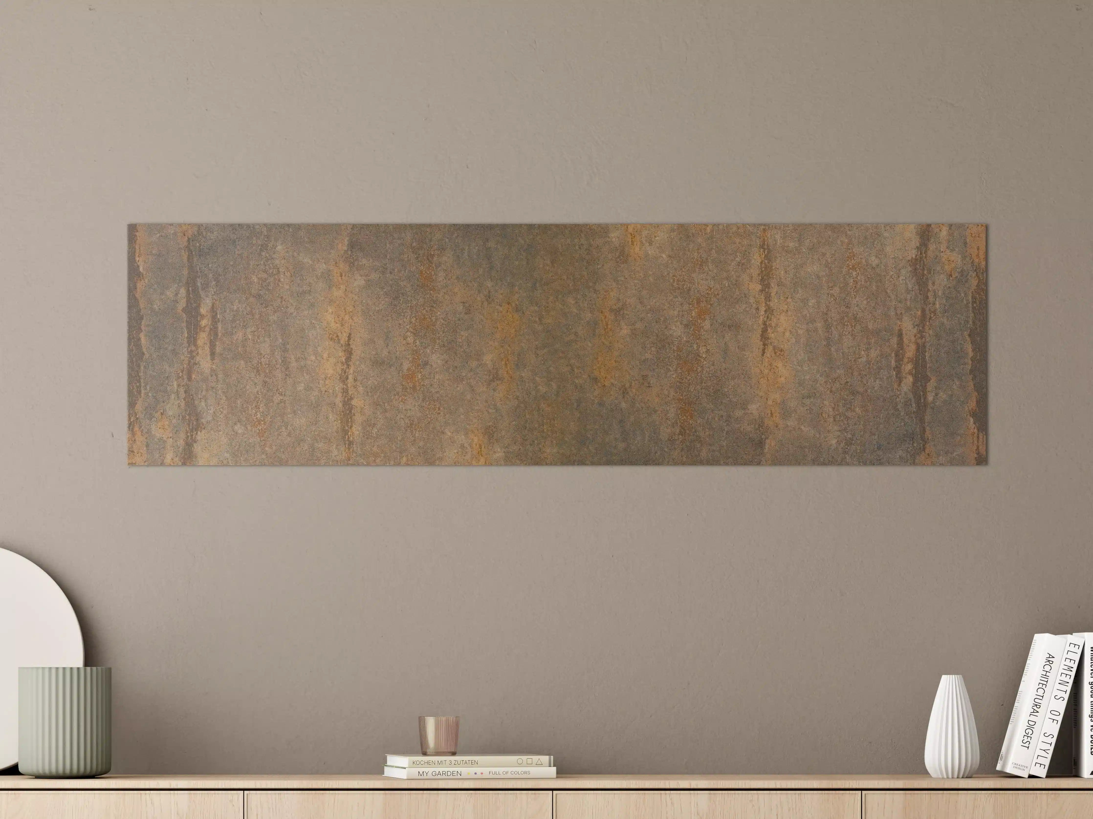 Große Wandbilder - Alte rostige Metallplatte