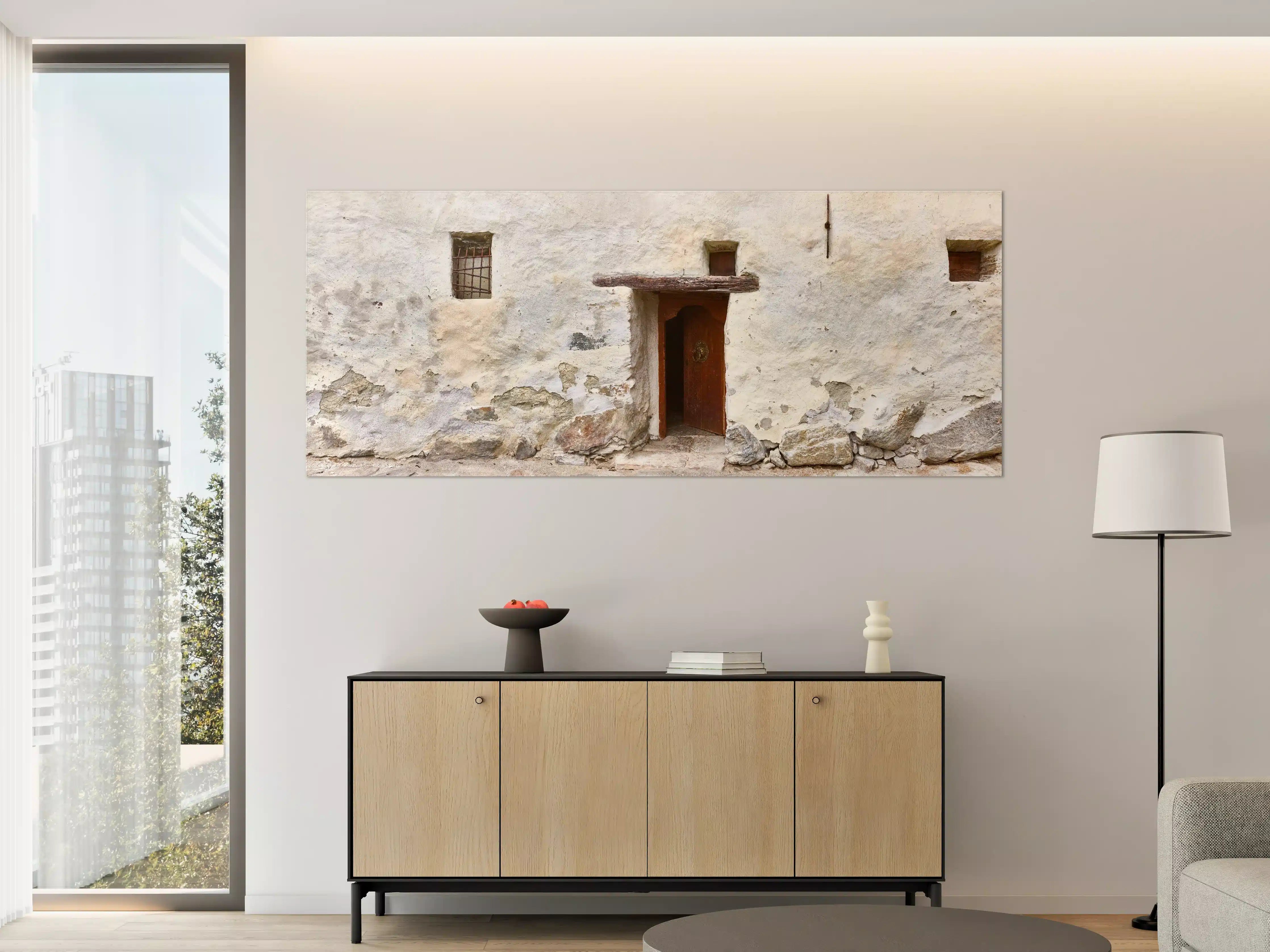 Große Wandbilder - Alter Türeingang in Südtirol