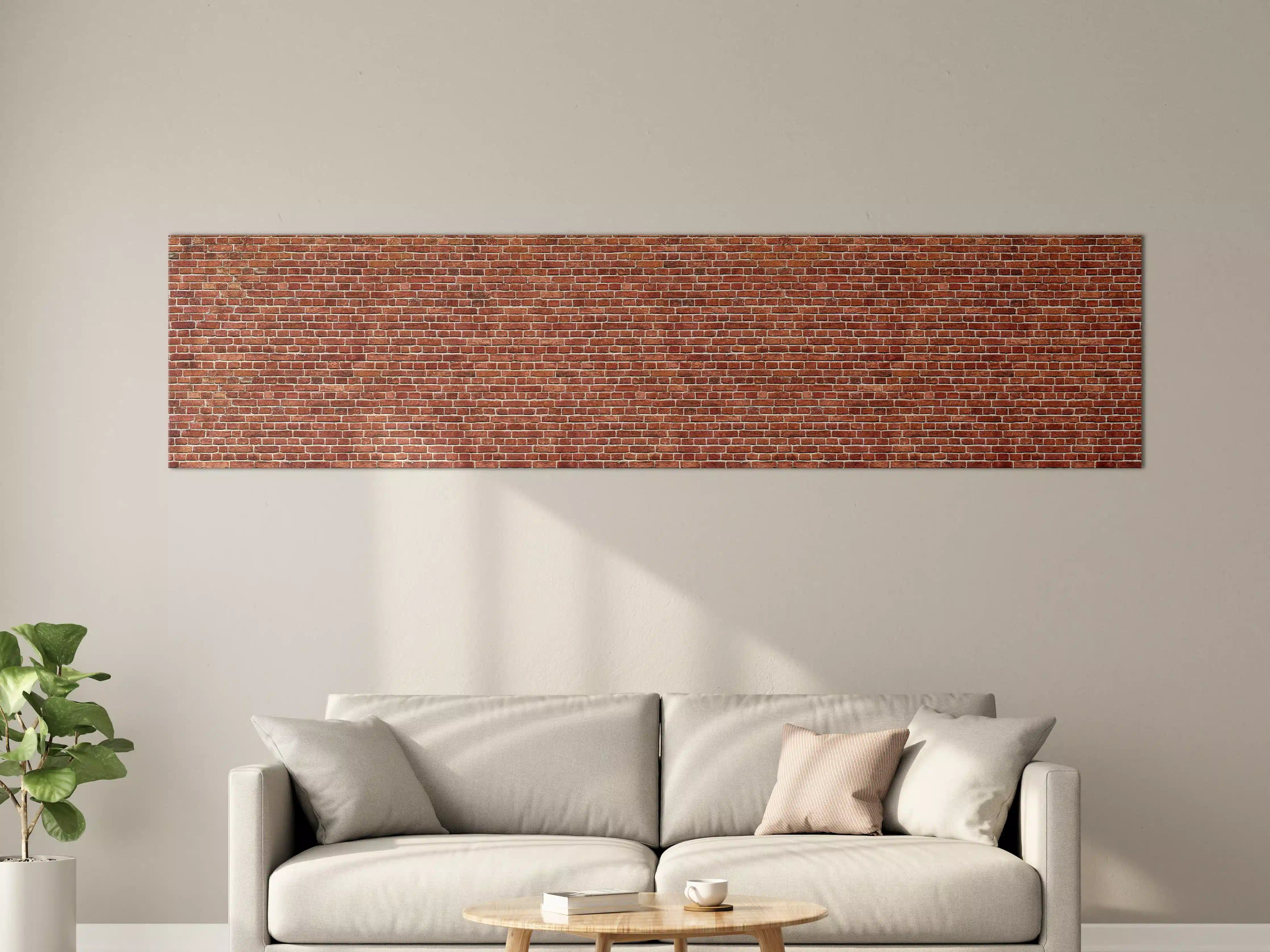 Große Wandbilder - Alter rote Backsteinmauer
