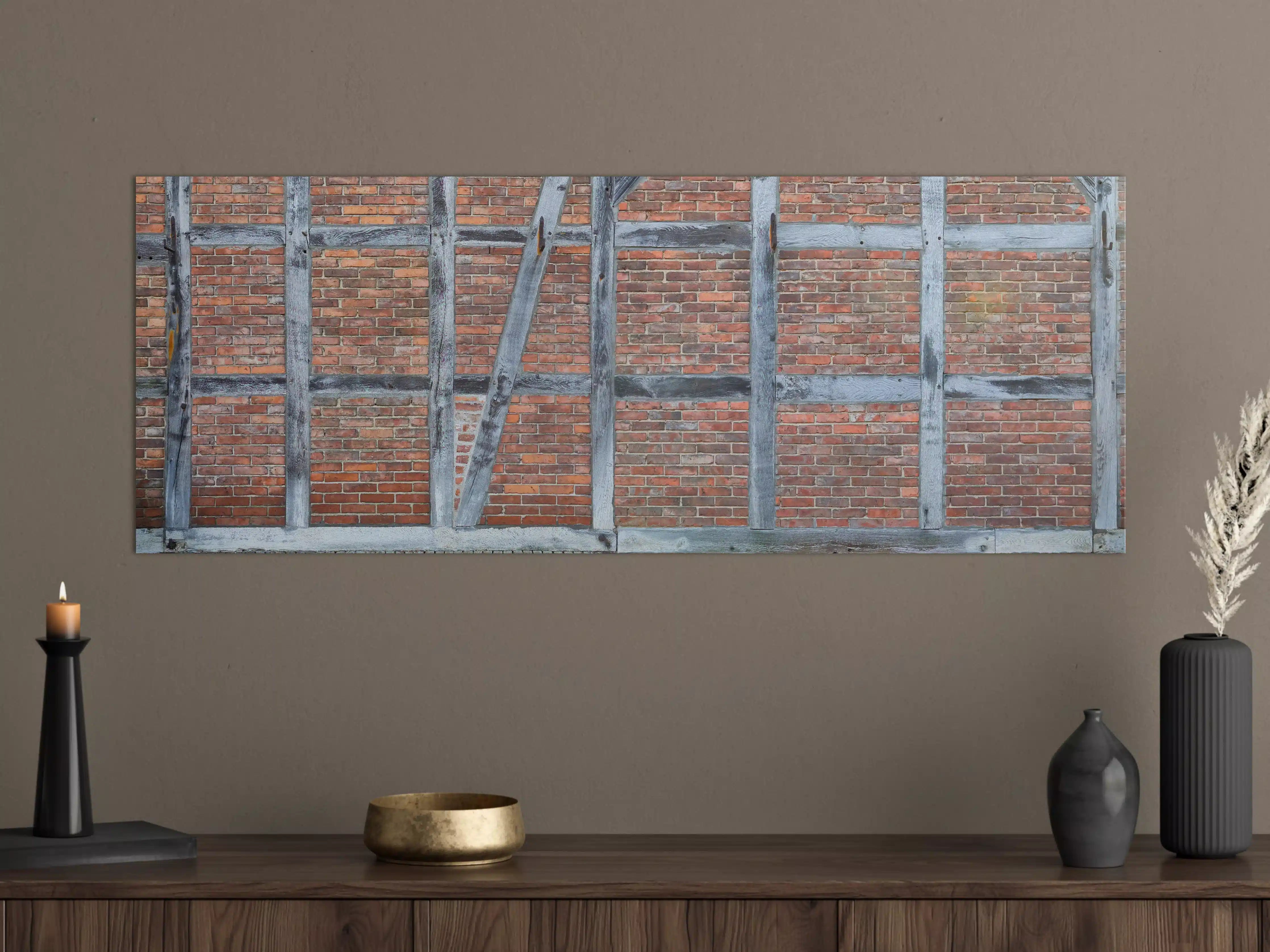 Große Wandbilder - Altmodische Wand aus Niedersachen