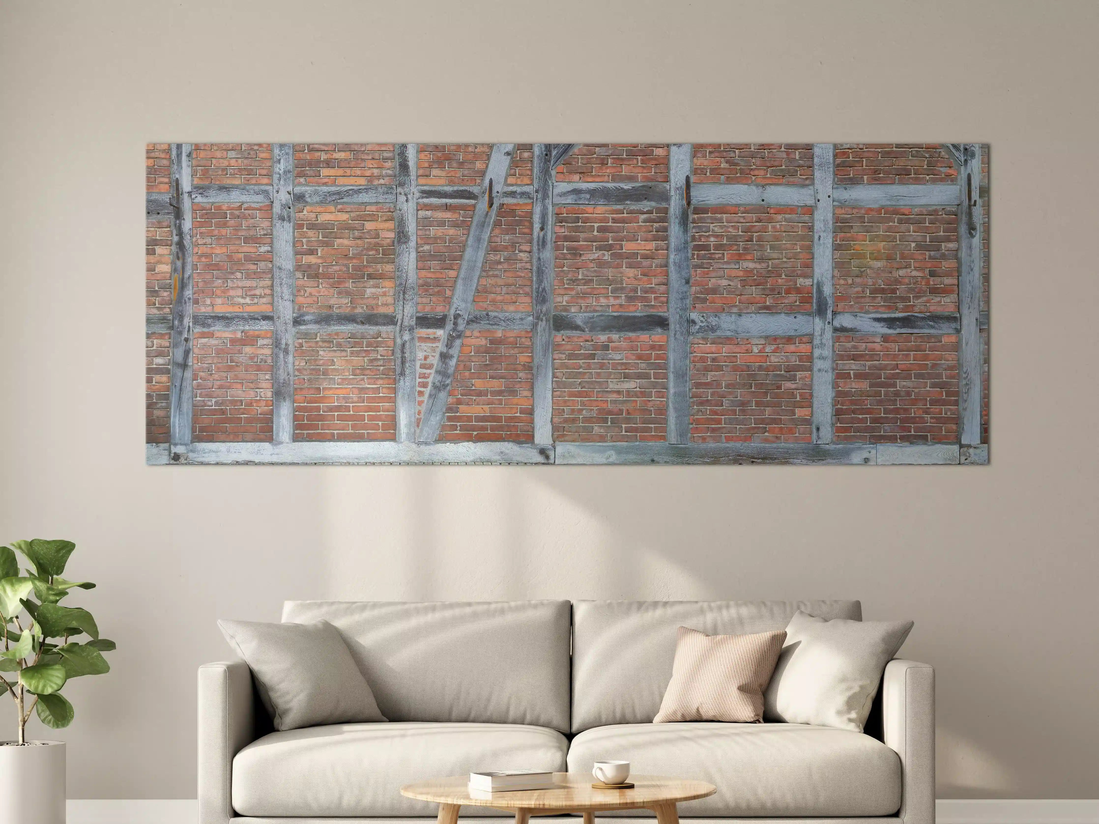 Große Wandbilder - Altmodische Wand aus Niedersachen
