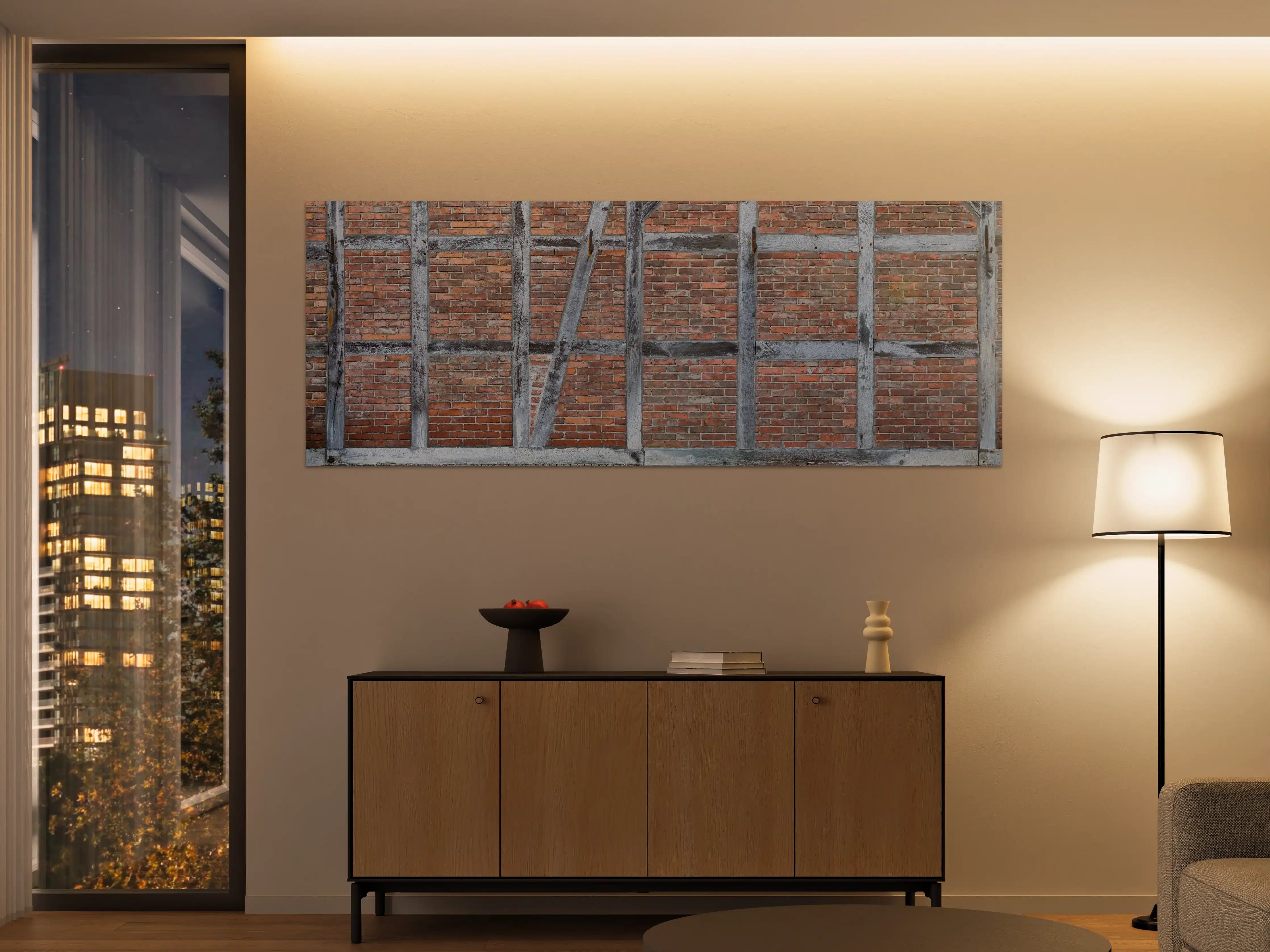 Große Wandbilder - Altmodische Wand aus Niedersachen
