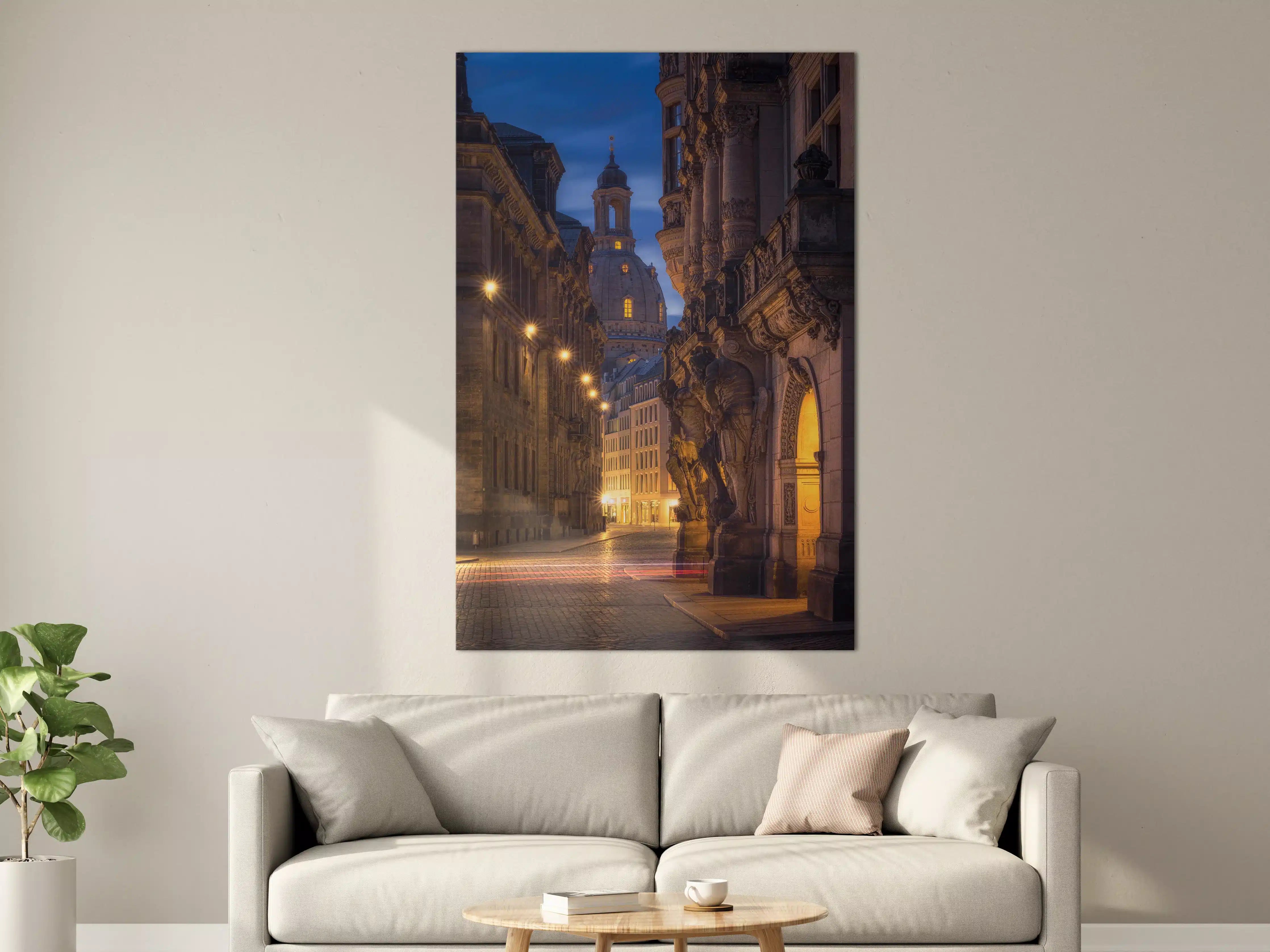 Große Wandbilder - Altstadt in Dresden - Elbflorenz