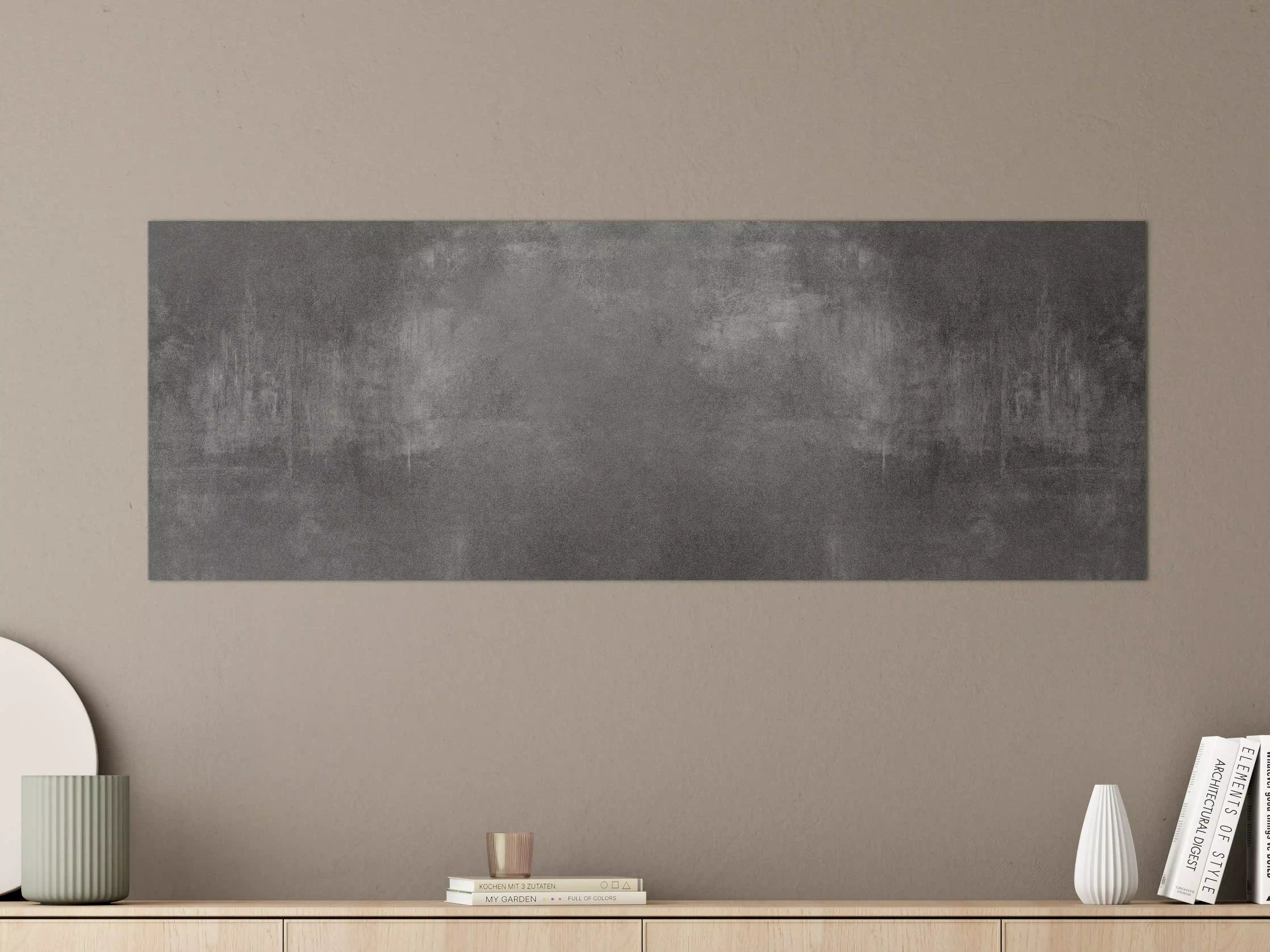 Große Wandbilder - Anthrazit Beton Textur