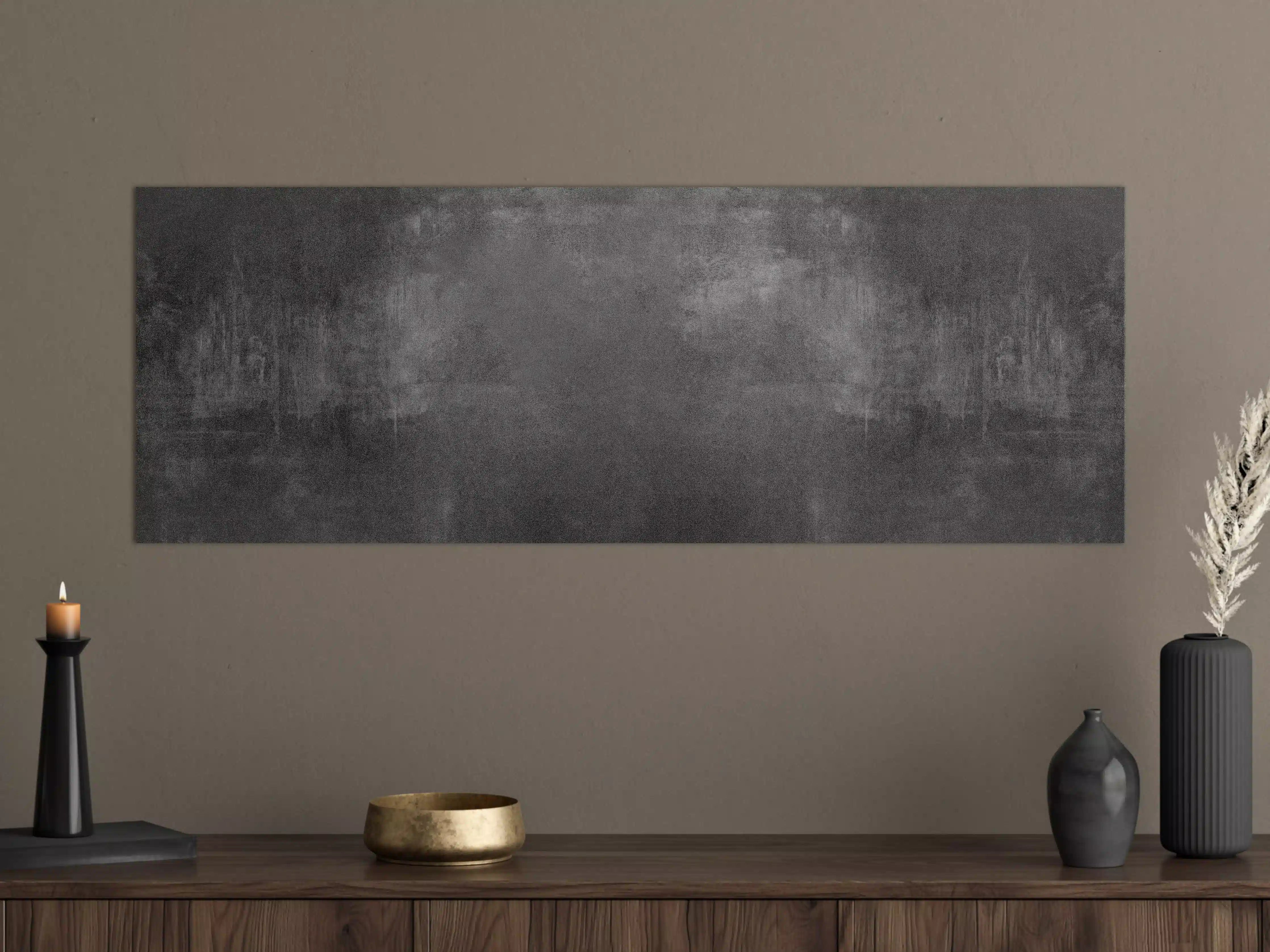 Große Wandbilder - Anthrazit Beton Textur