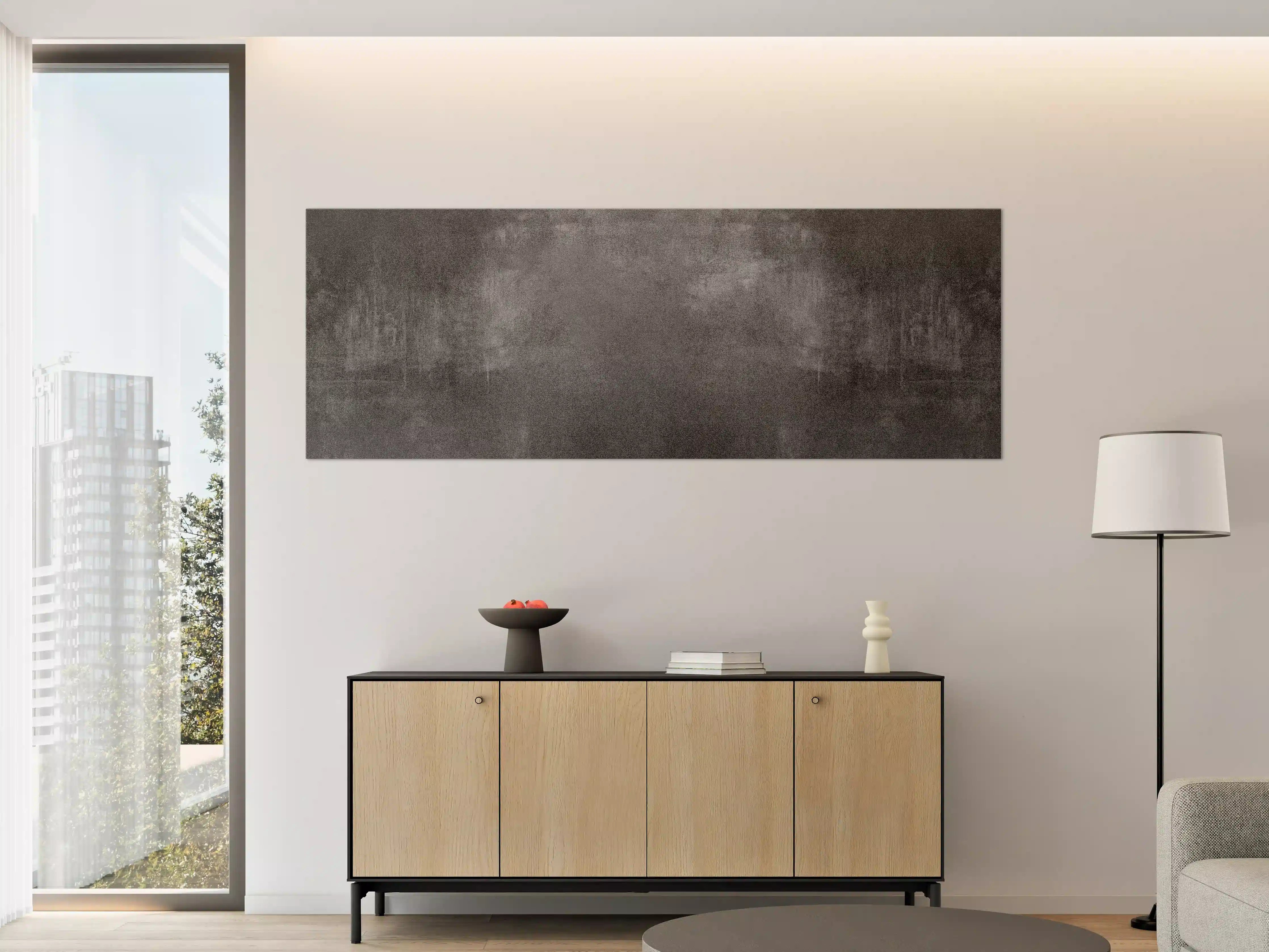 Große Wandbilder - Anthrazit Beton Textur