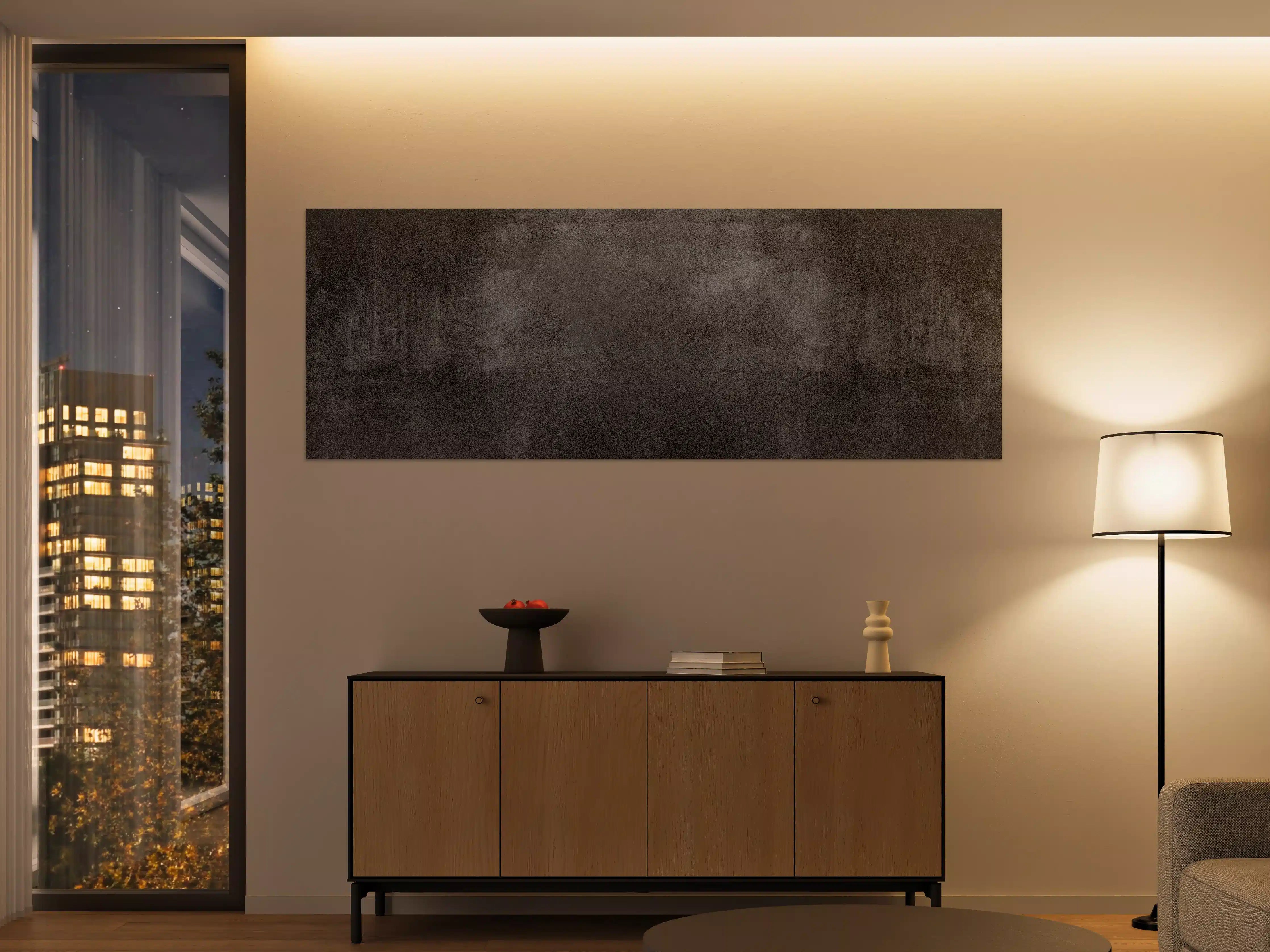 Große Wandbilder - Anthrazit Beton Textur