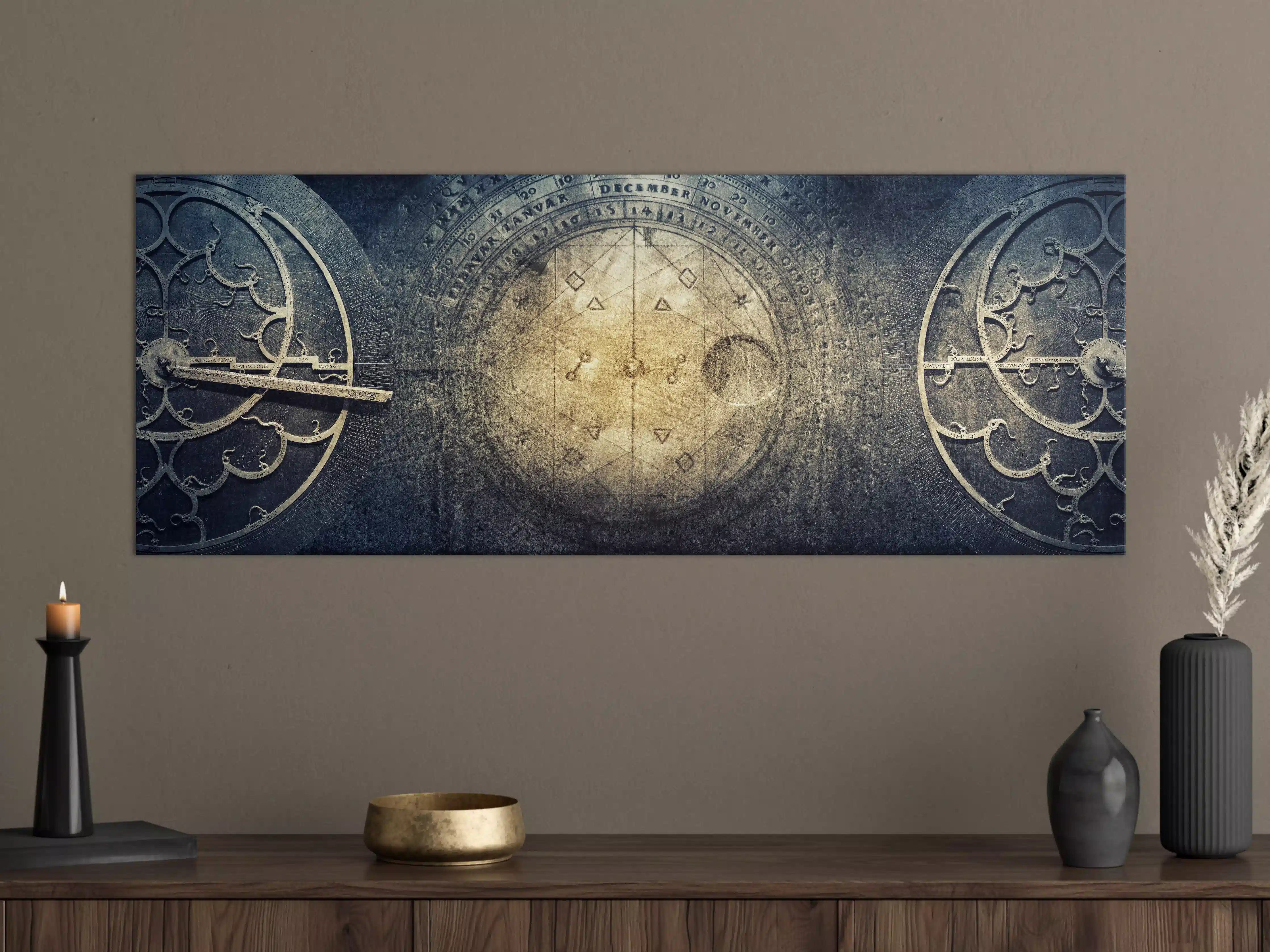 Große Wandbilder - Antike Astronomie-Instrumente