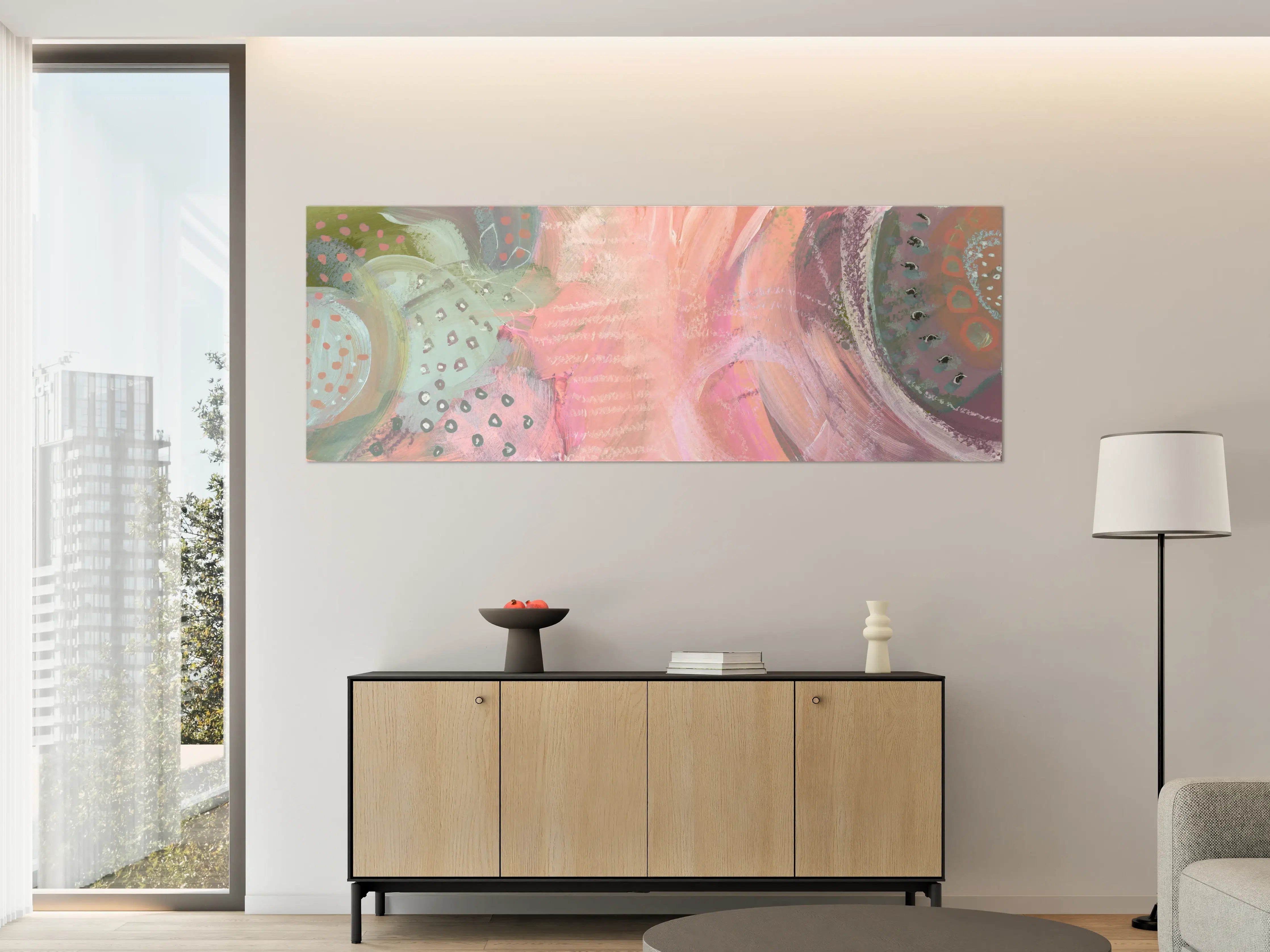 Große Wandbilder - Aquarell Kunst - Fleck Malerei