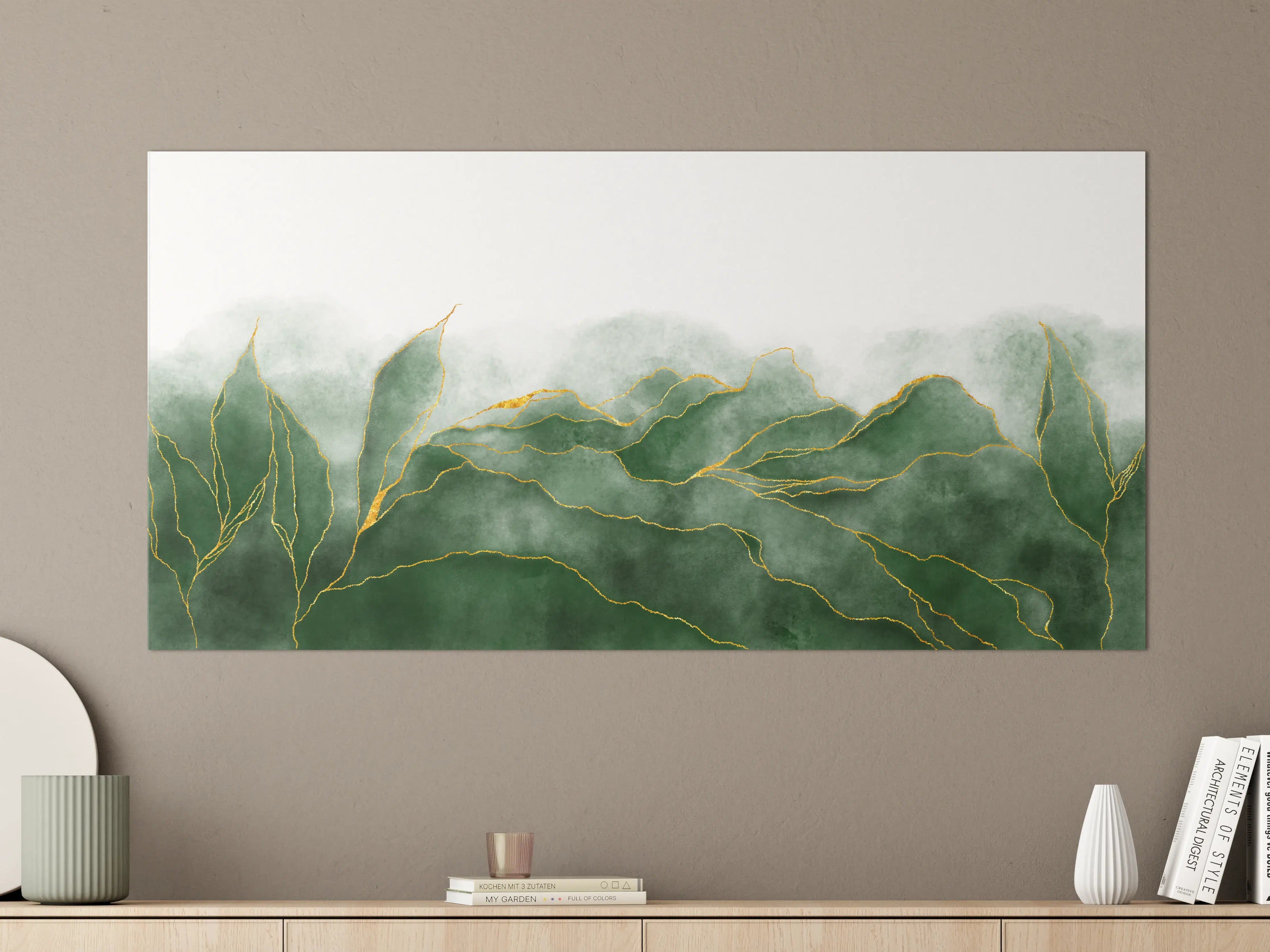 Große Wandbilder - Aquarell Zeichnung - Pflanzen
