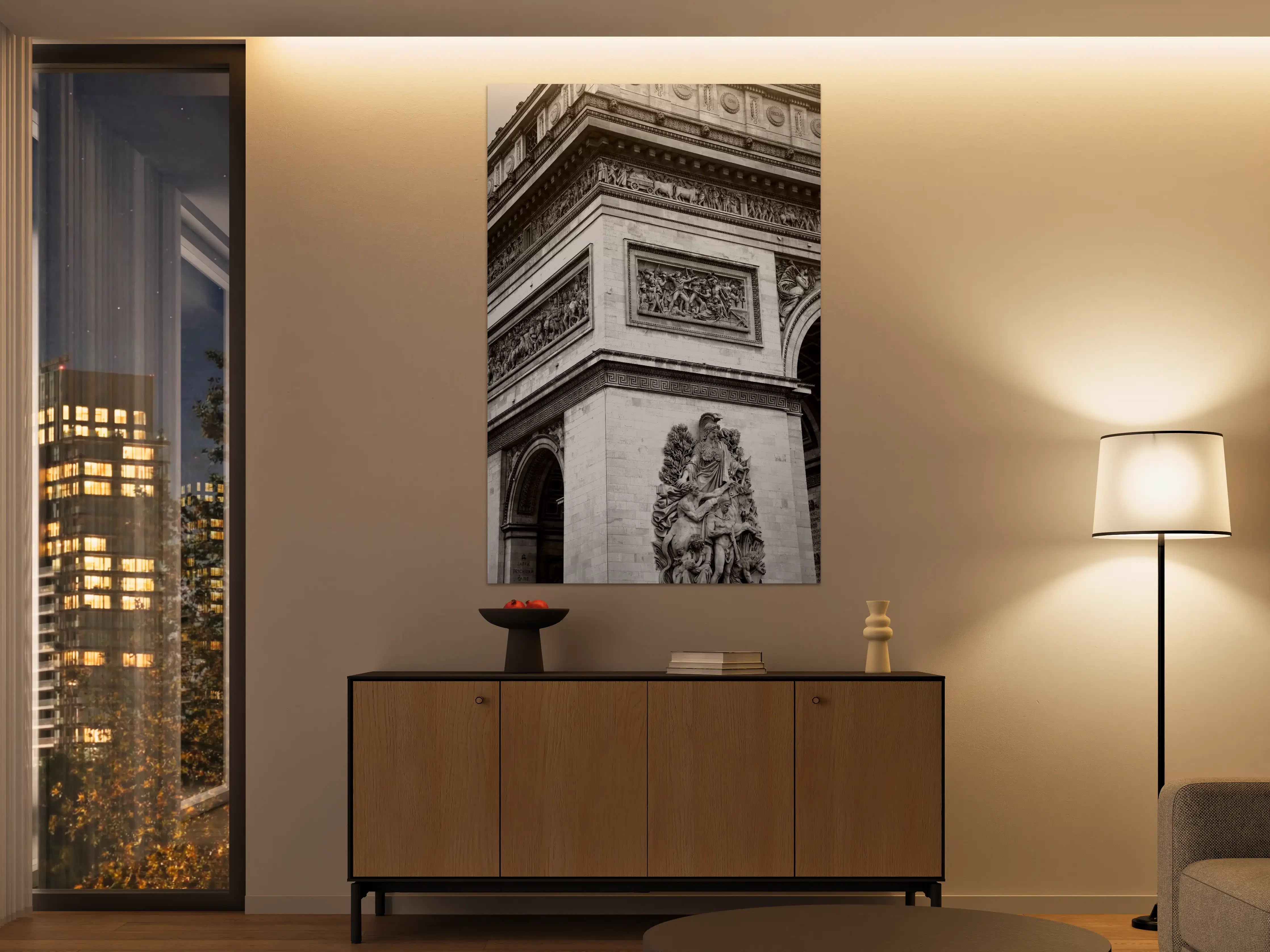 Große Wandbilder - Architekturdetails in Schwarz-Weiß