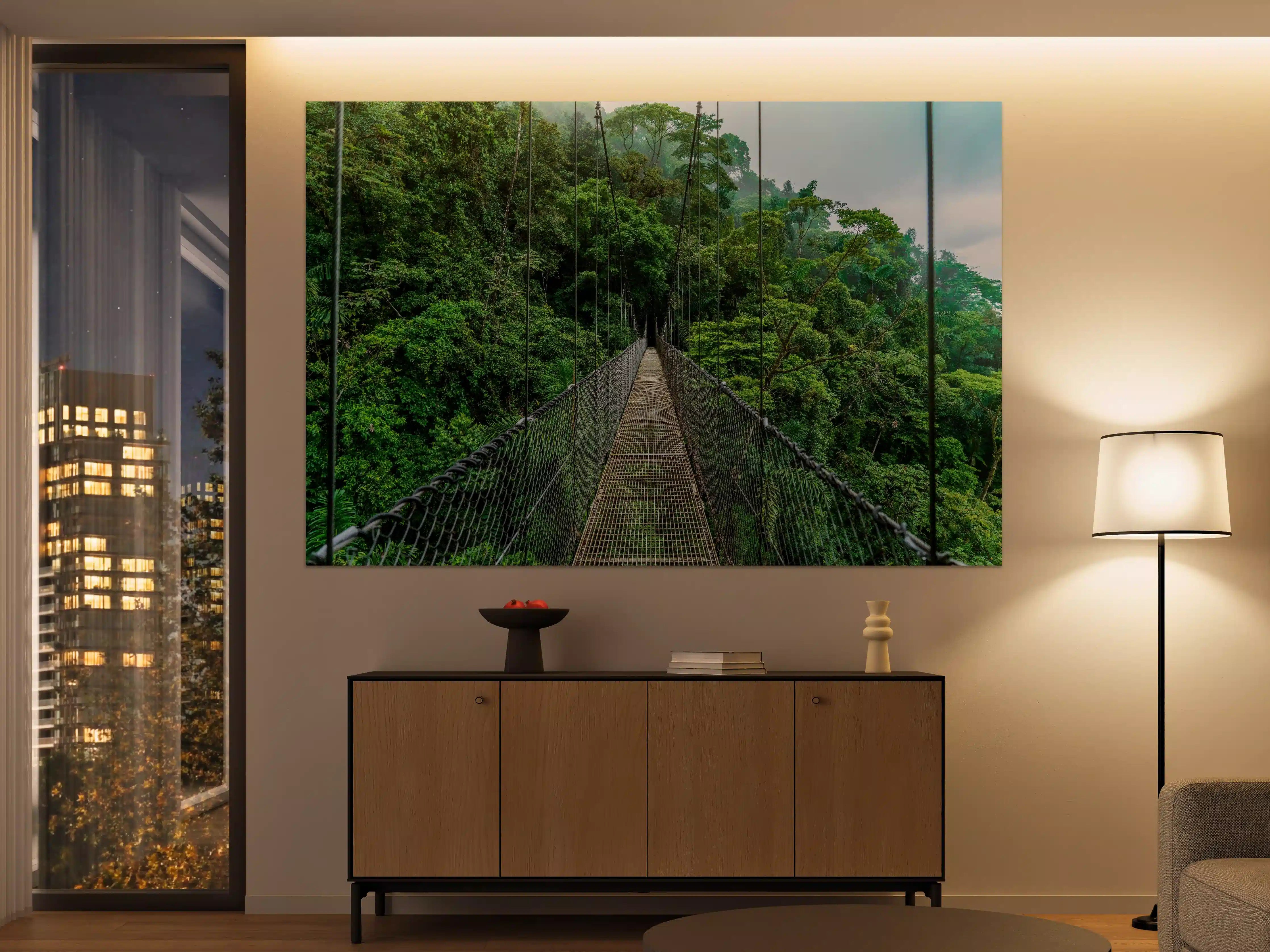 Große Wandbilder - Arenal-Hängebrücke - Costa Rica