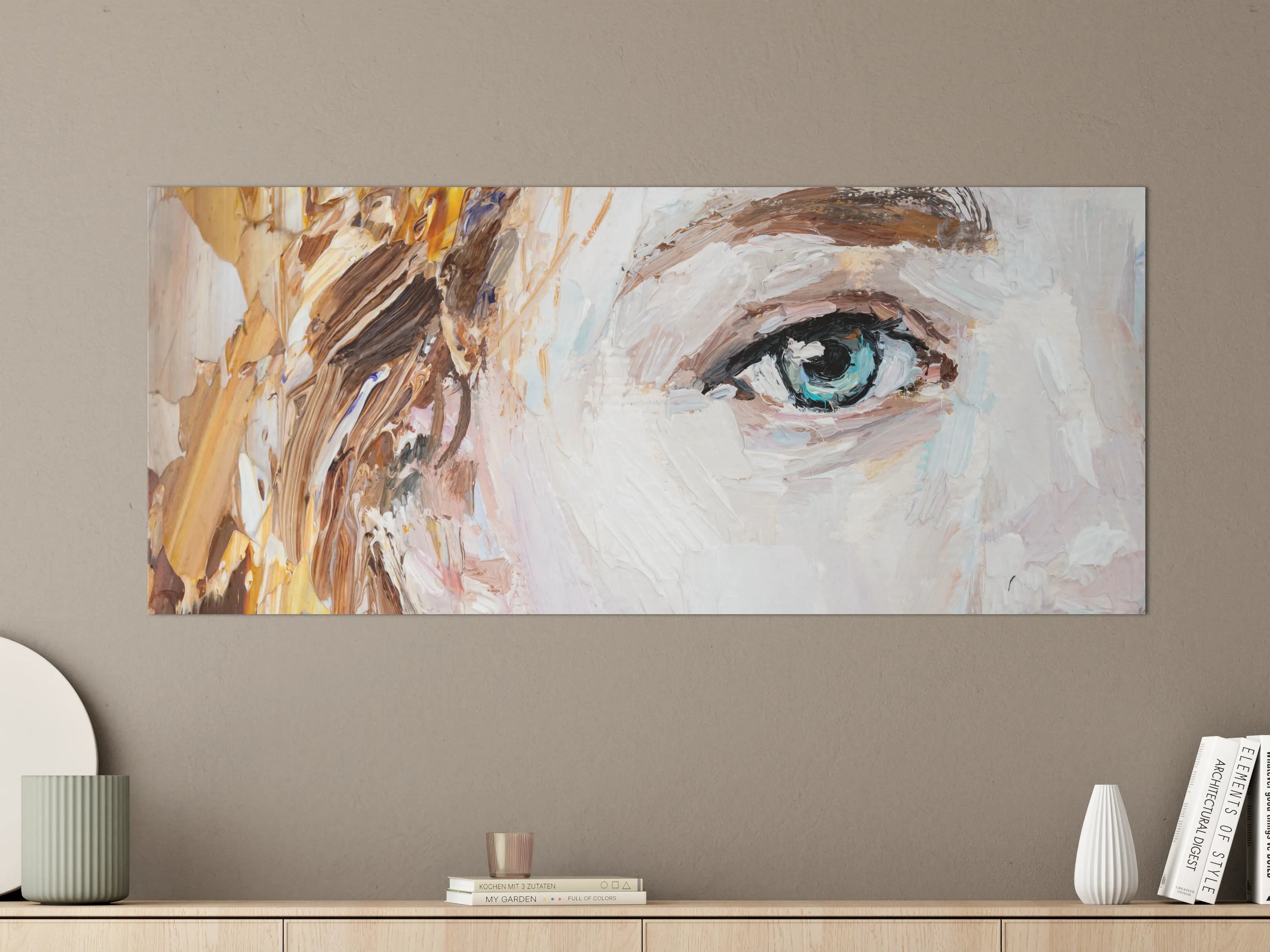 Große Wandbilder - Atemberaubendes Ölgemälde mit expressionistischer Stilart