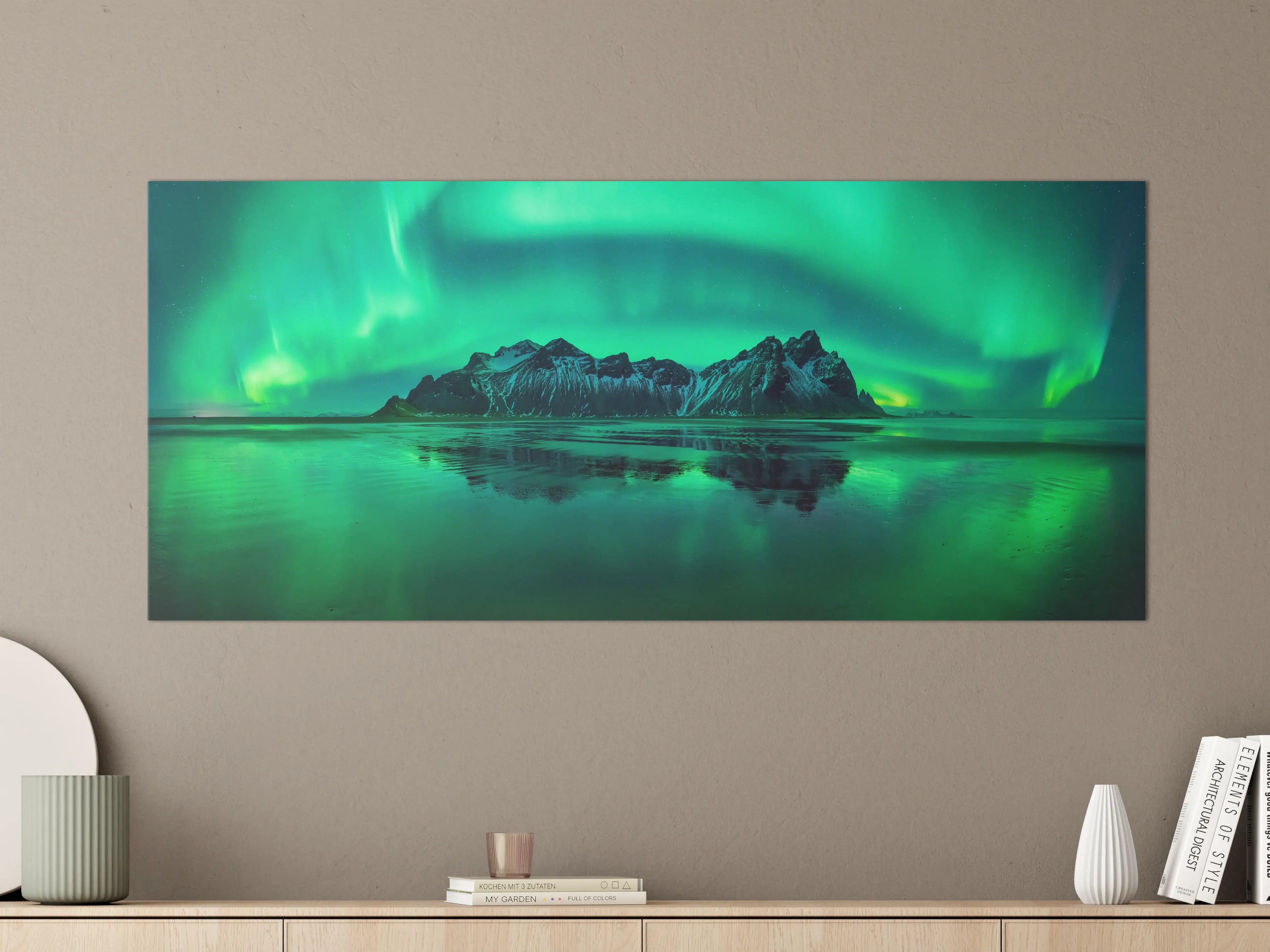 Große Wandbilder - Aurora Stokksnes - Island