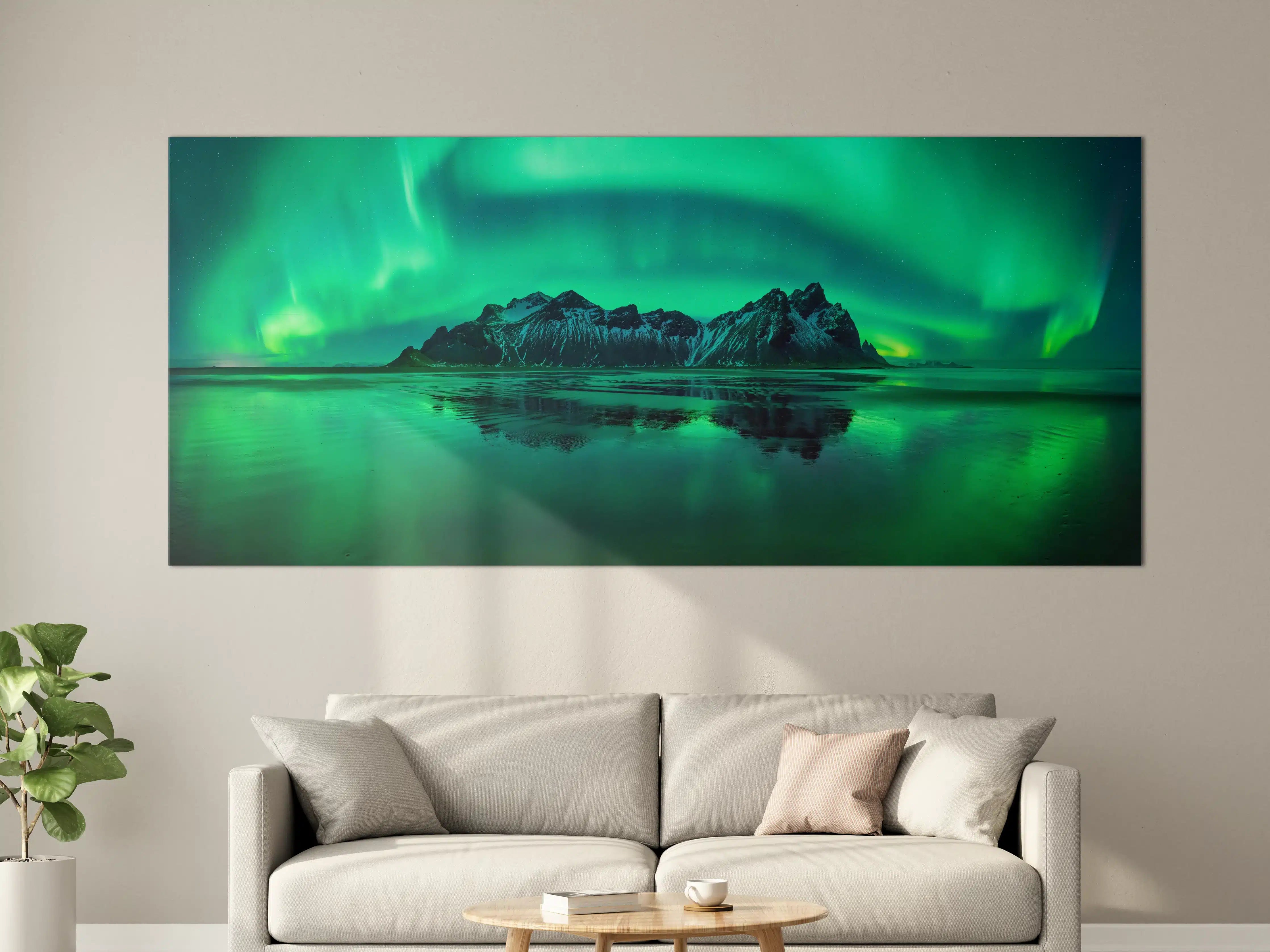 Große Wandbilder - Aurora Stokksnes - Island