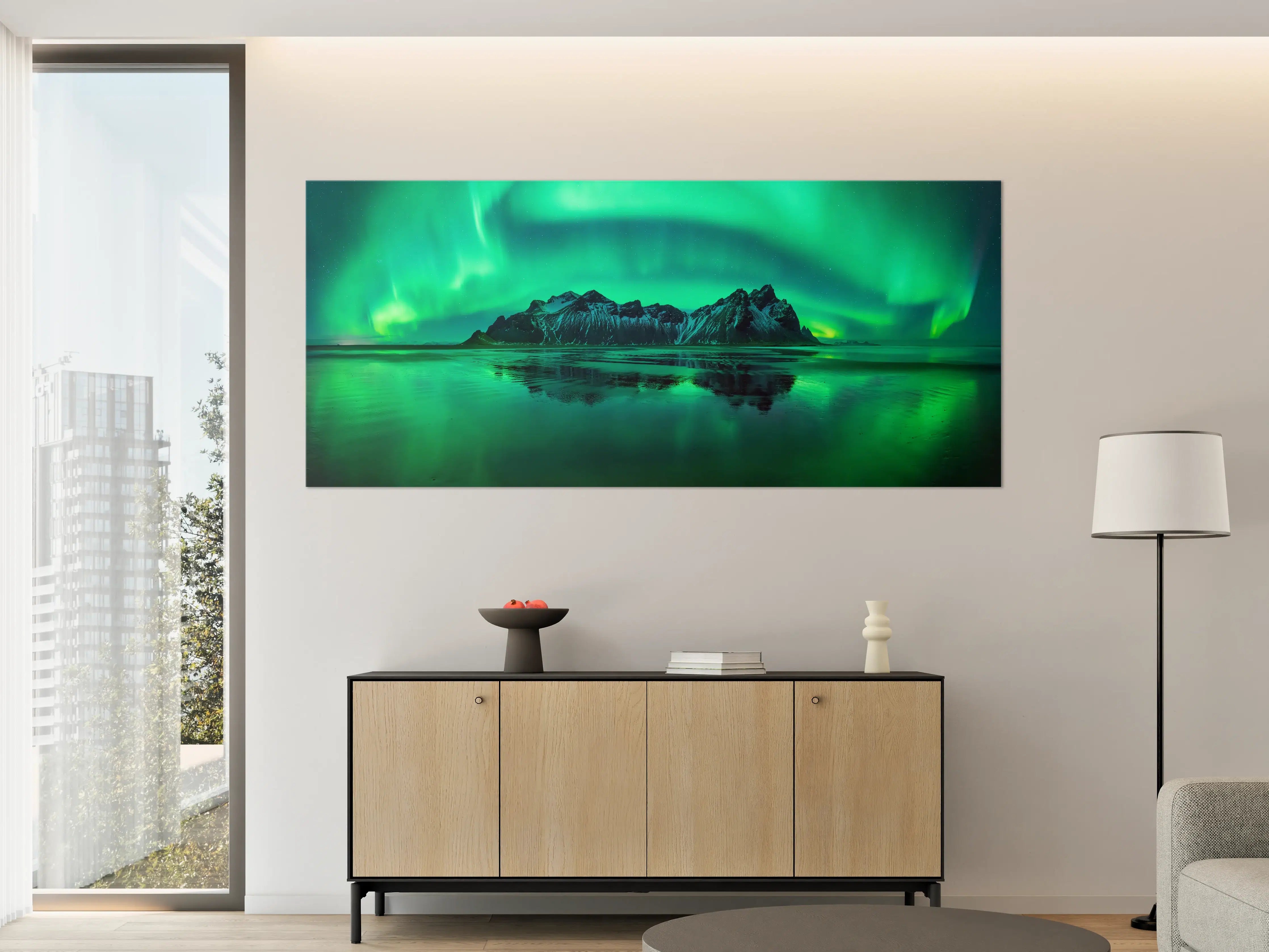 Große Wandbilder - Aurora Stokksnes - Island