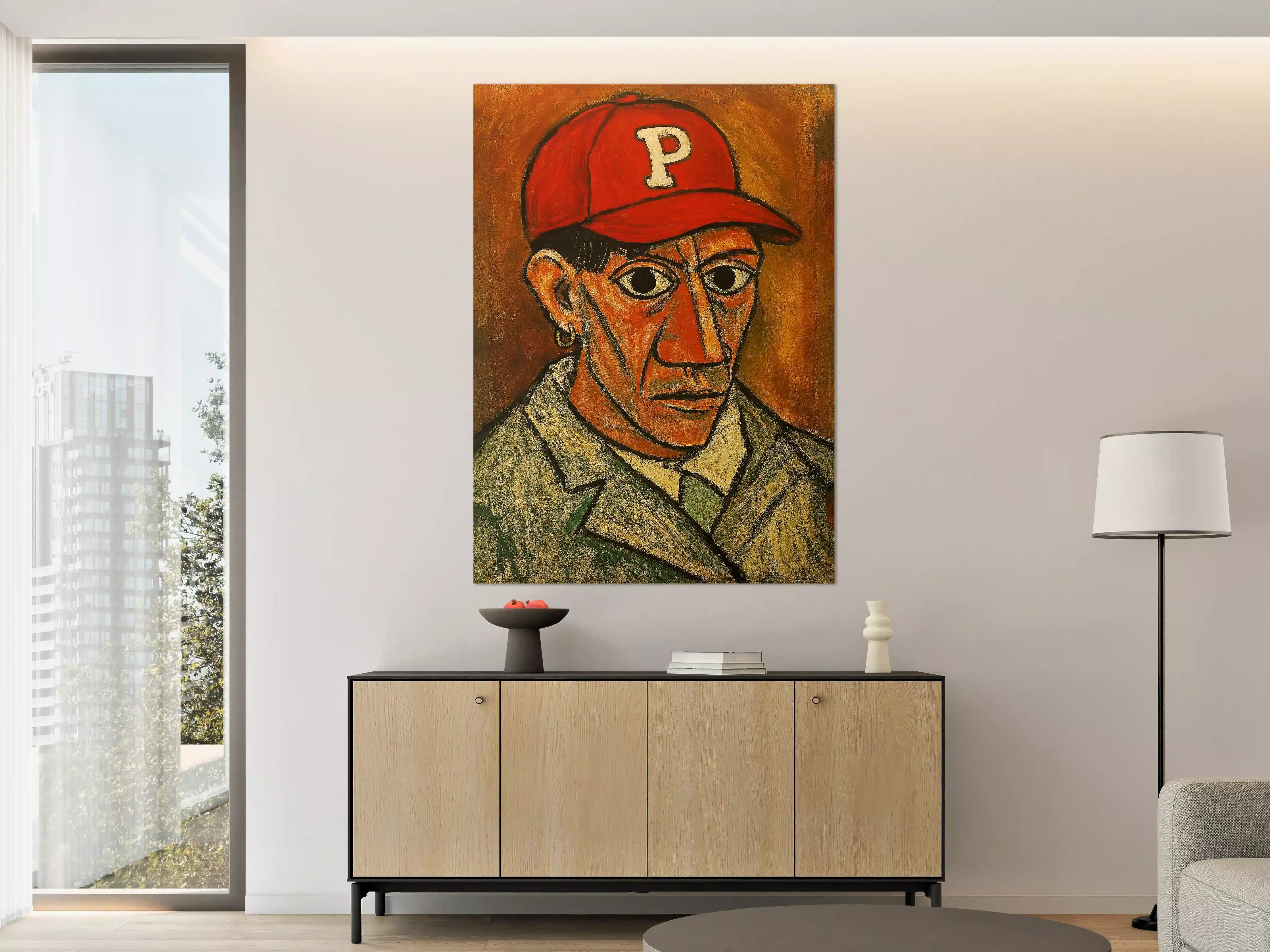 Große Wandbilder - Ausdrucksstarker Porträt-Kunstdruck