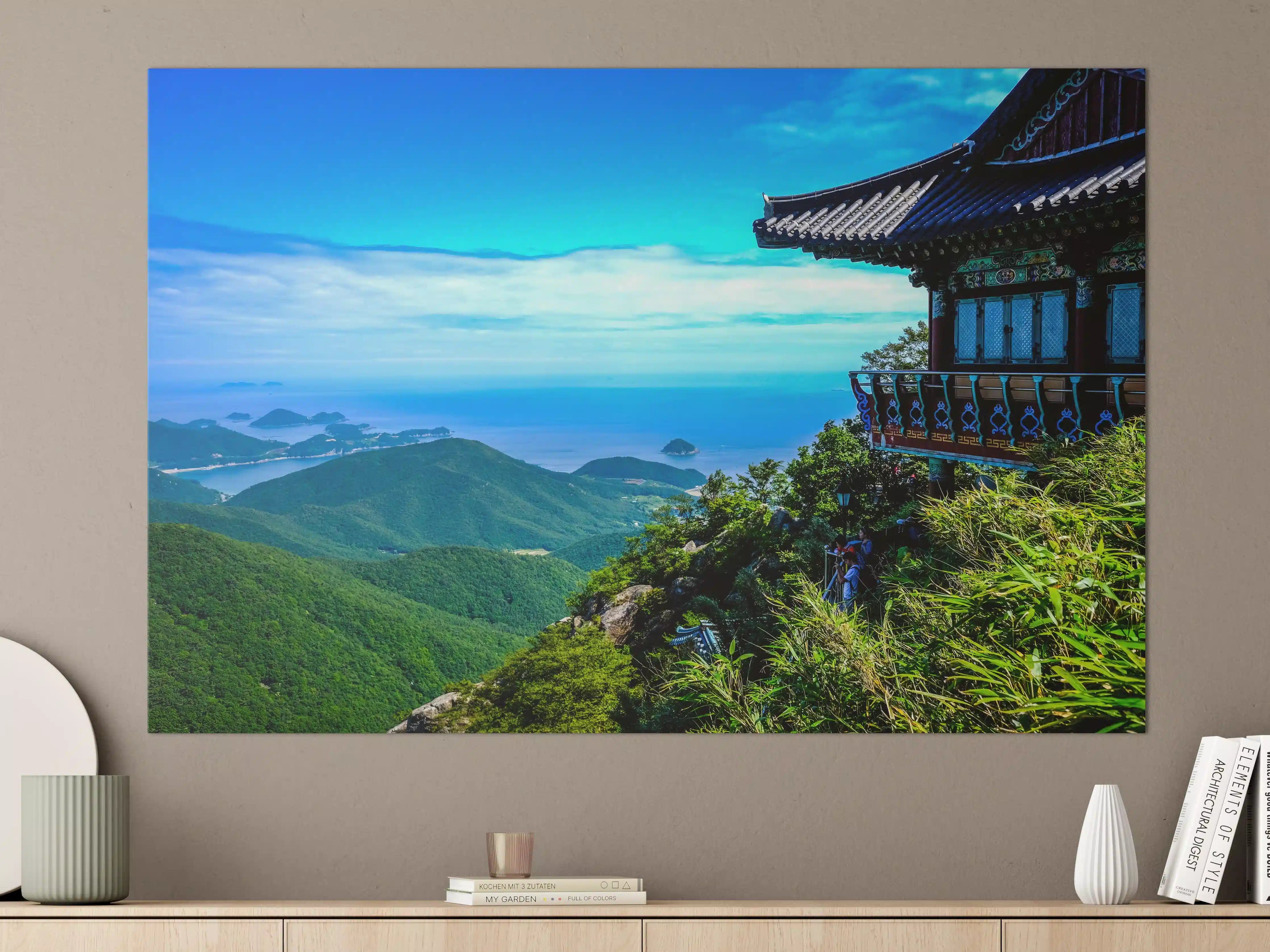 Große Wandbilder - Aussicht eines Berges in Südkorea