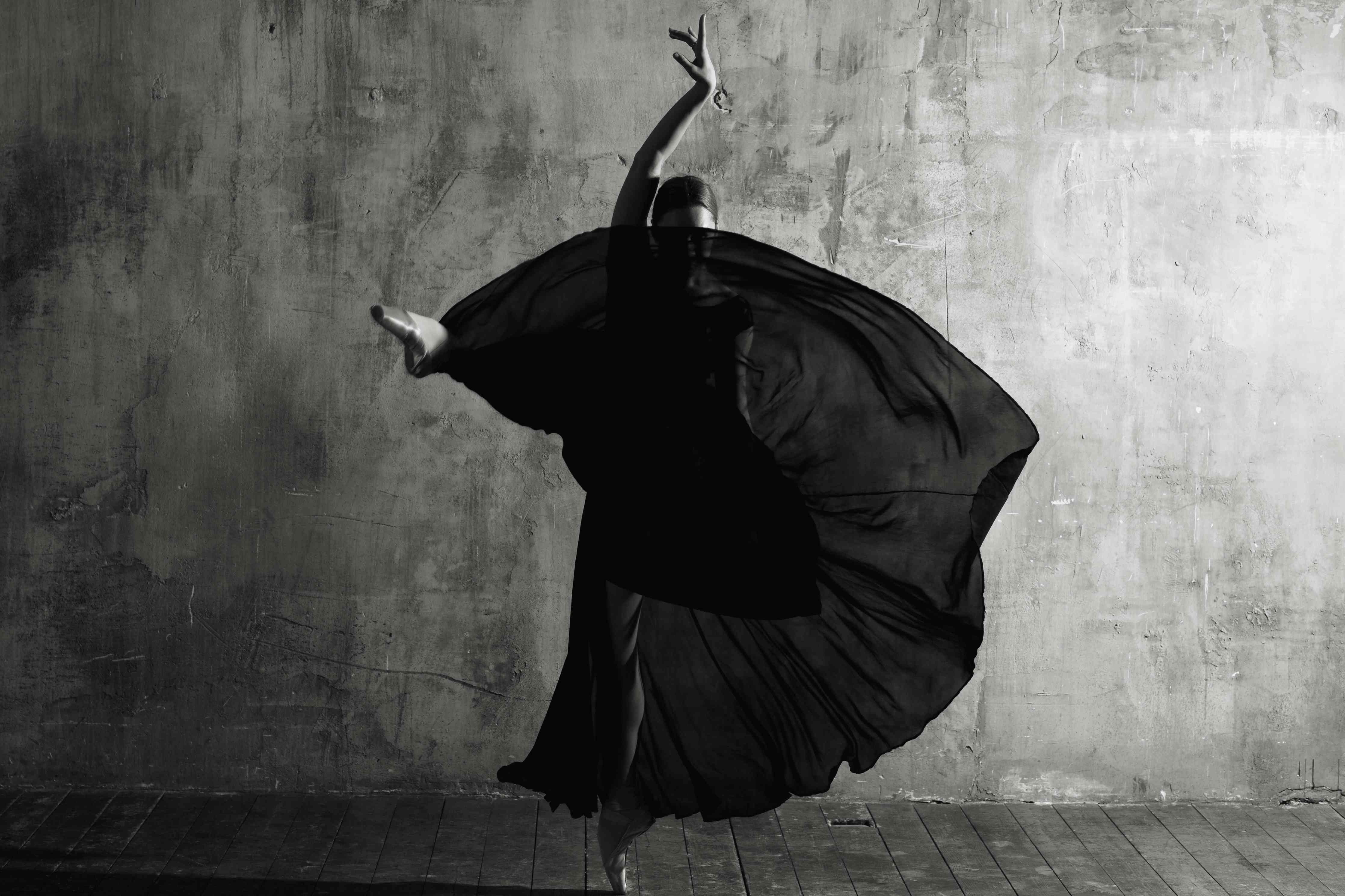 Große Wandbilder-Ballerina im Ballsaal