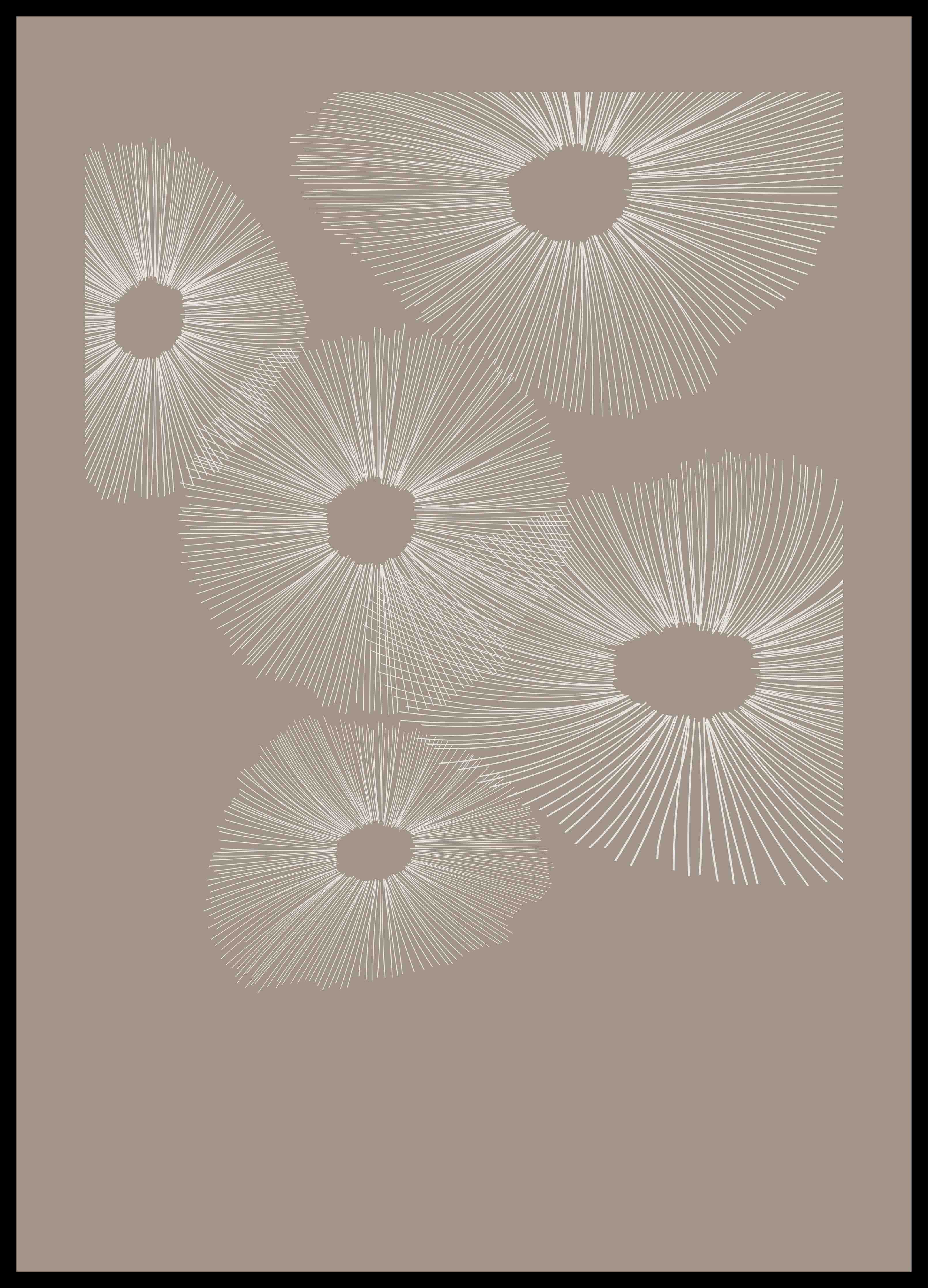 Große Wandbilder-Beige Himmel mit Sonnenstrahlen-Motiv