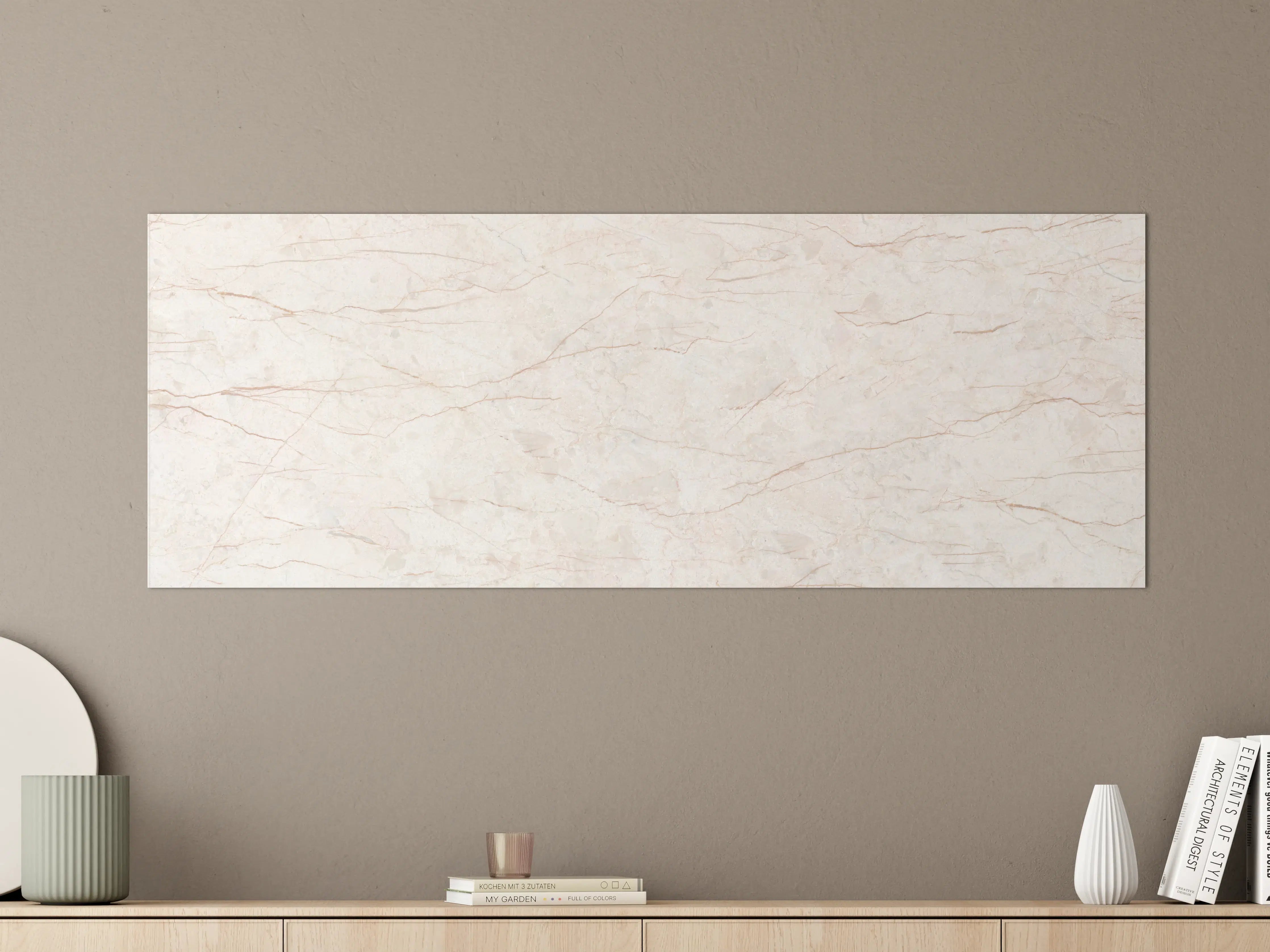 Große Wandbilder - Beige Marmor Hintergrund