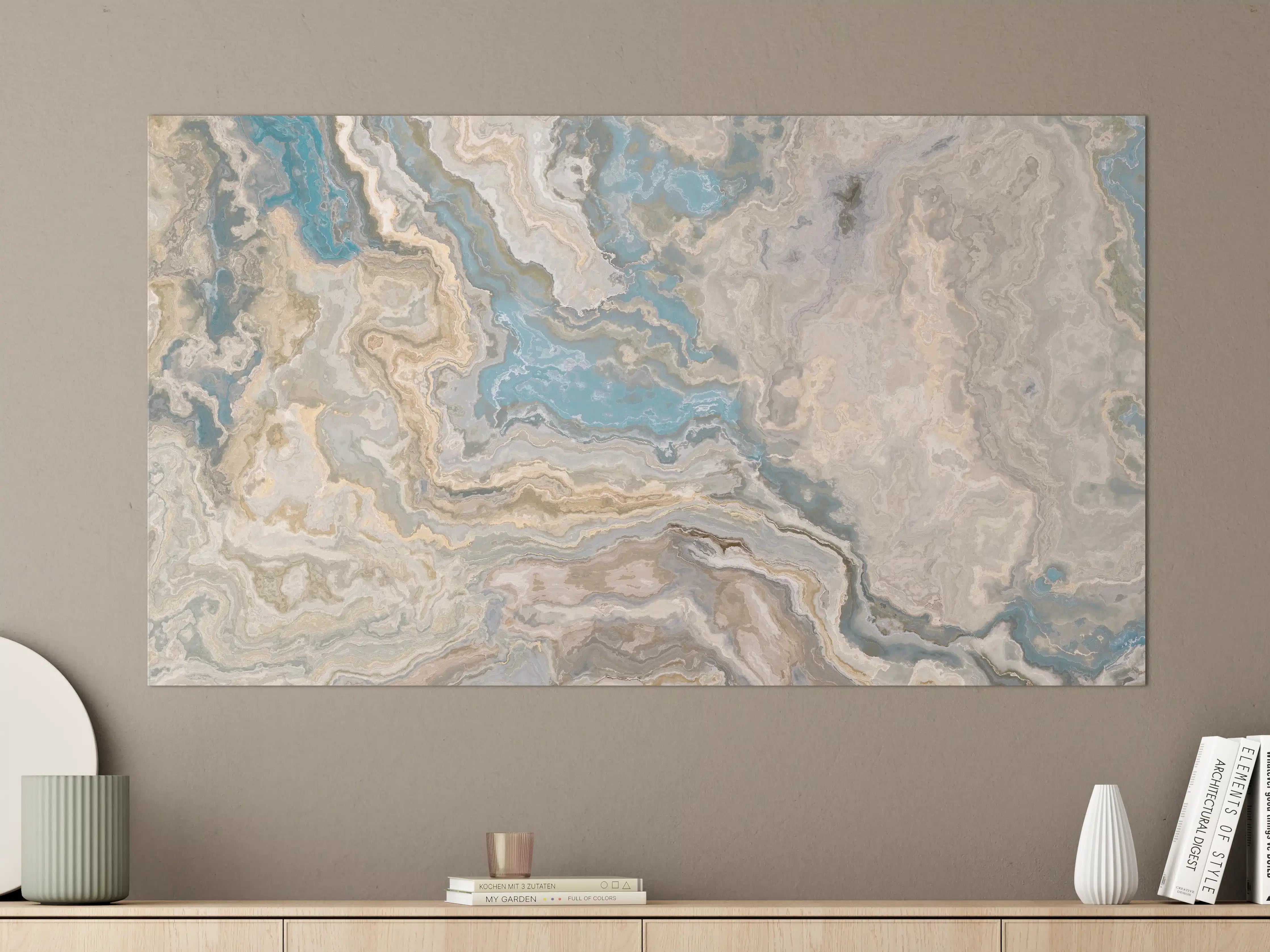 Große Wandbilder - Beige Marmor Textur