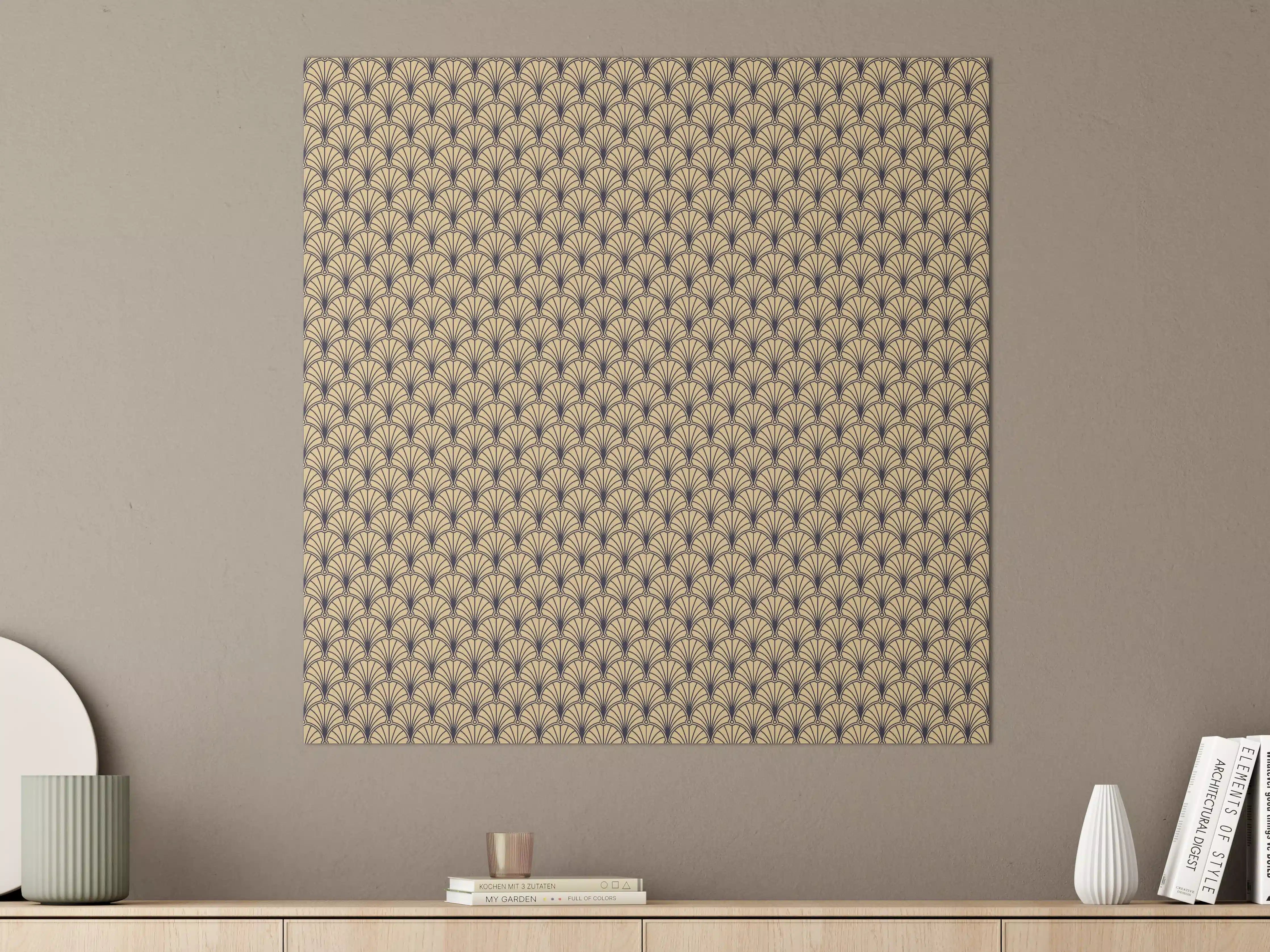 Große Wandbilder - Beige Muster Tapete